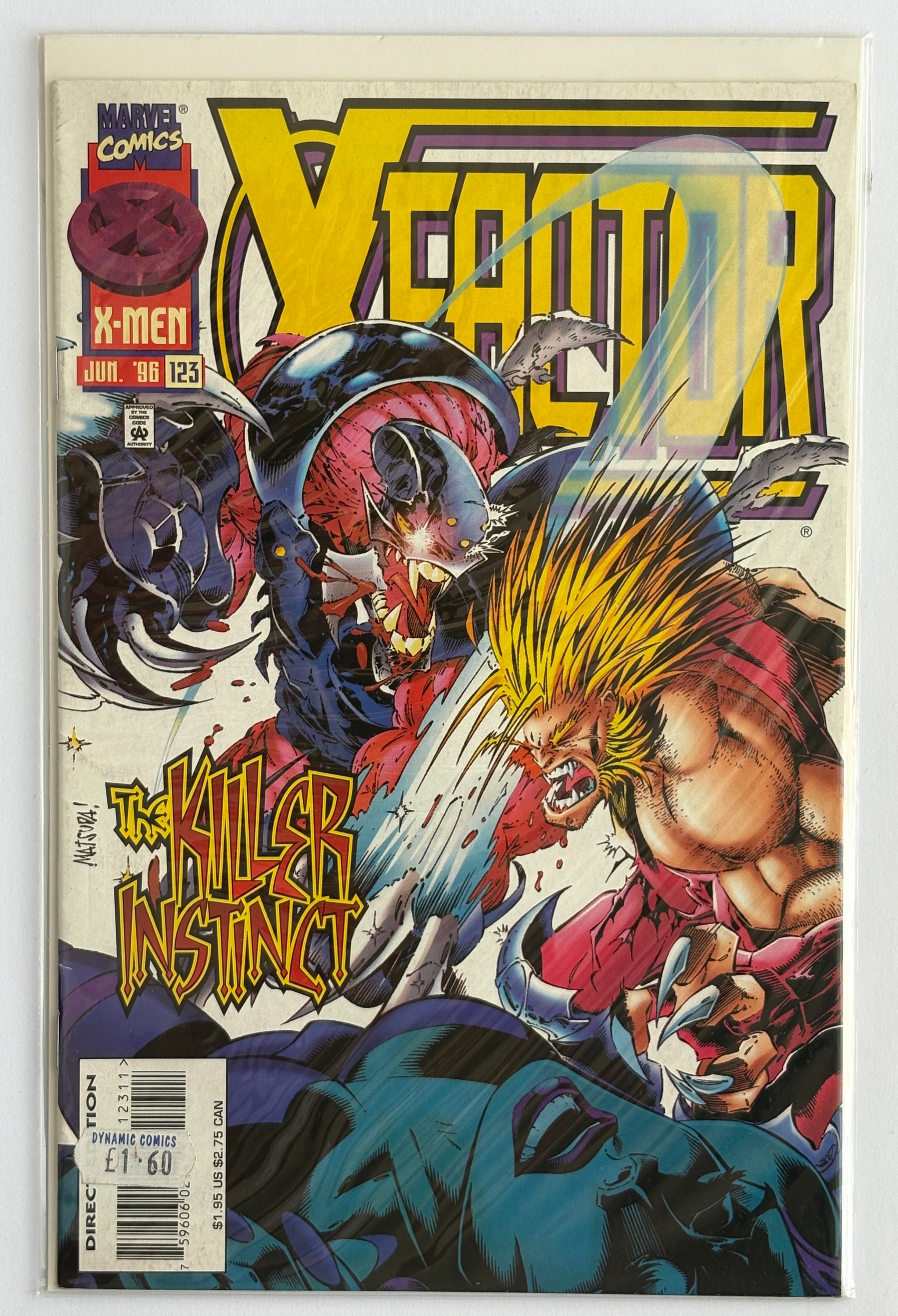 X-Factor #123 - Marvel Comics June 1996 FN+ 6.5