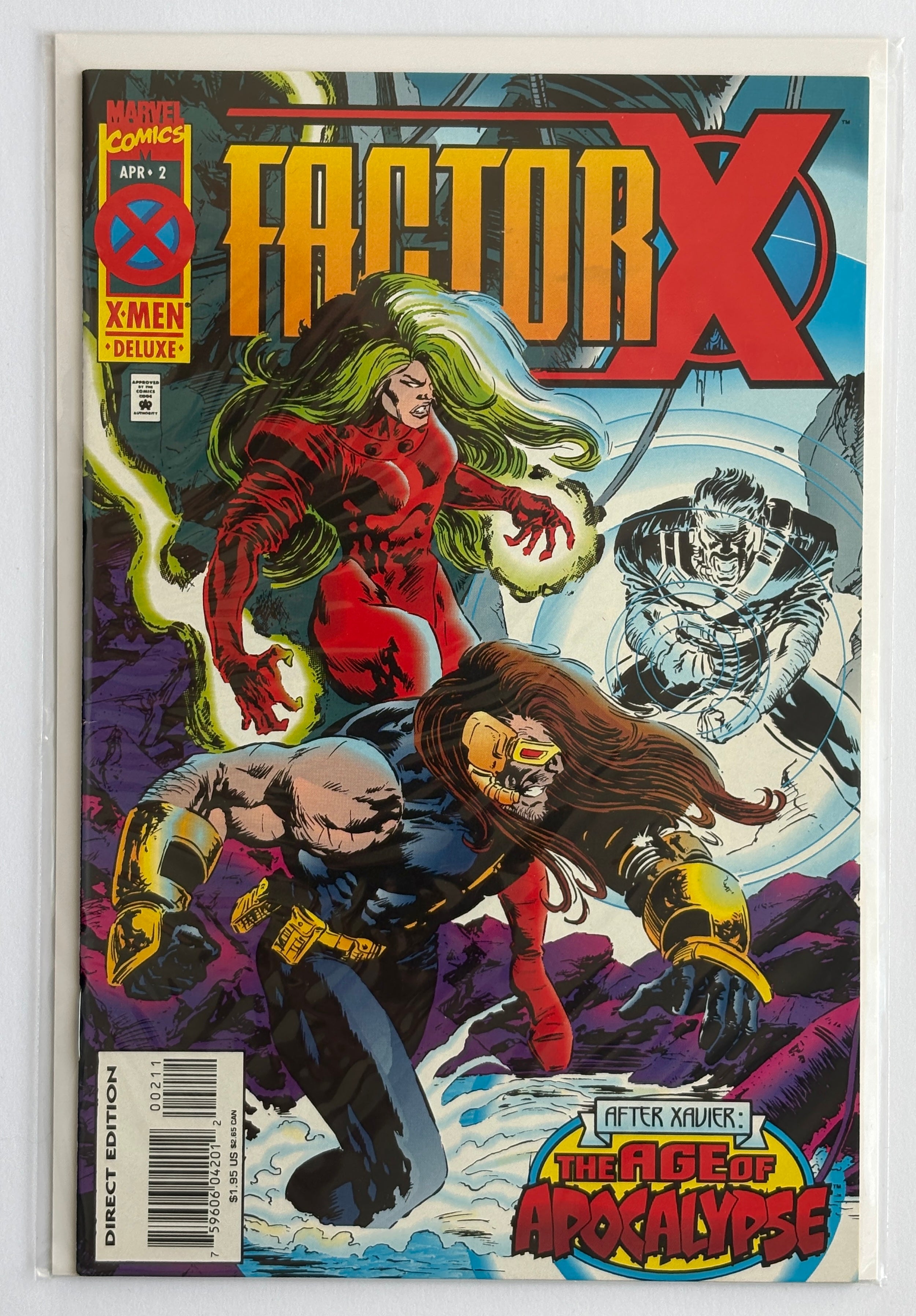 Factor-X #2 - The Age of Apocalypse - Marvel Comics April 1995 VF+ 8.5