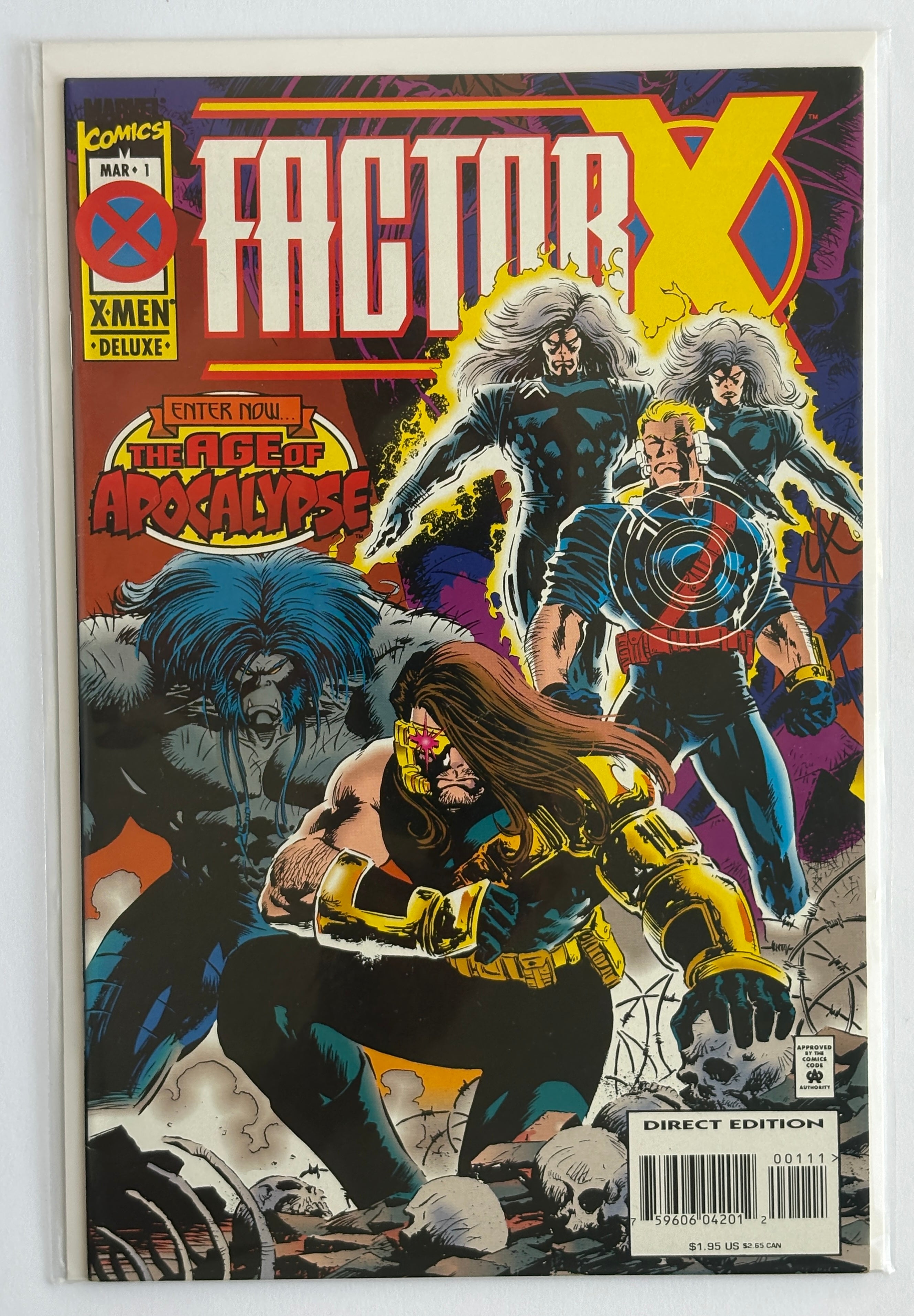 Factor-X #1 - The Age of Apocalypse - Marvel Comics March 1995 V- 7.5