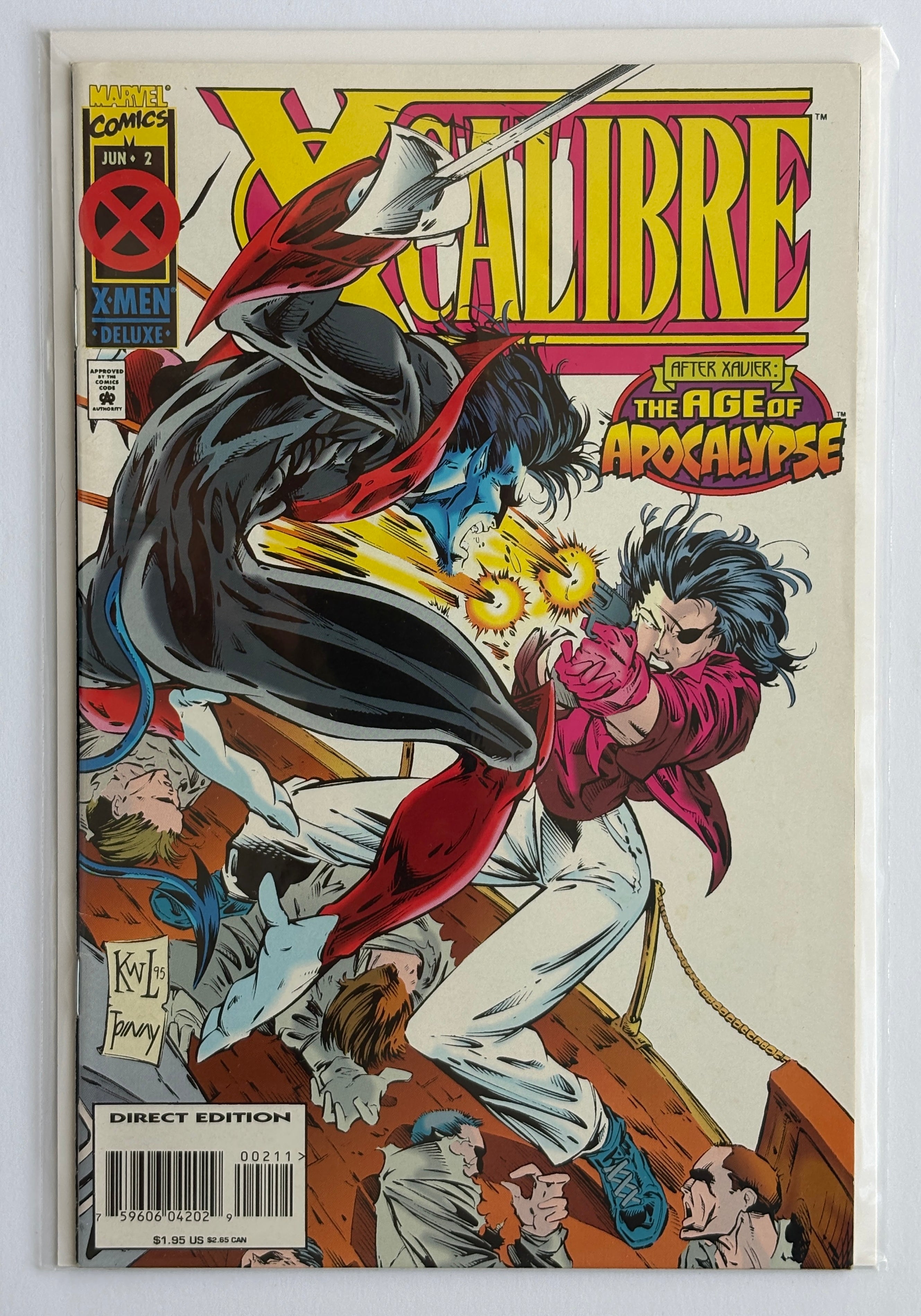 X-Calibre #2 - The Age of Apocalypse - Marvel Comics June 1995 VF+ 8.5