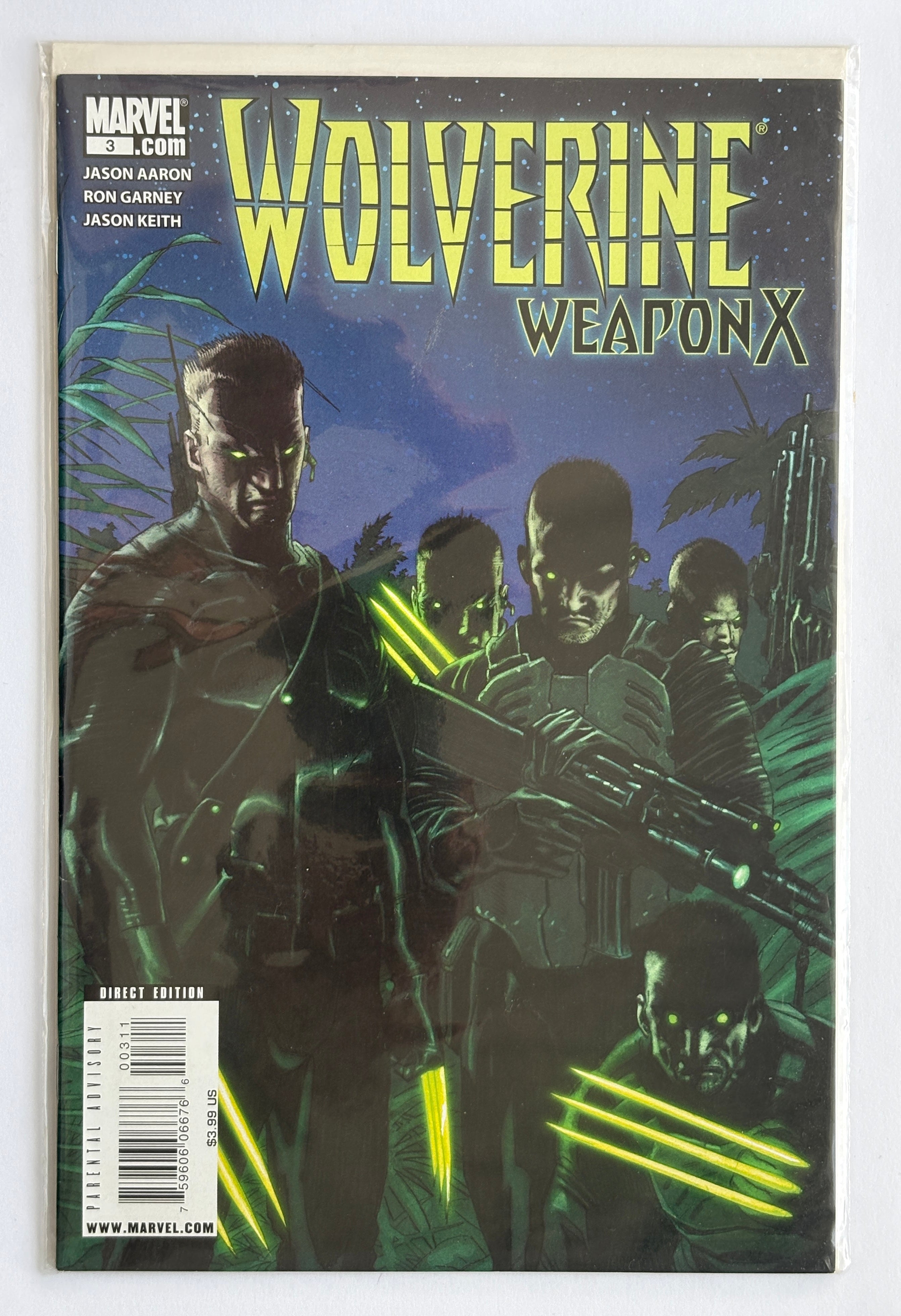 Wolverine Weapon X #3 - 1st Print Marvel Comics August 2009 F/VF 7.0