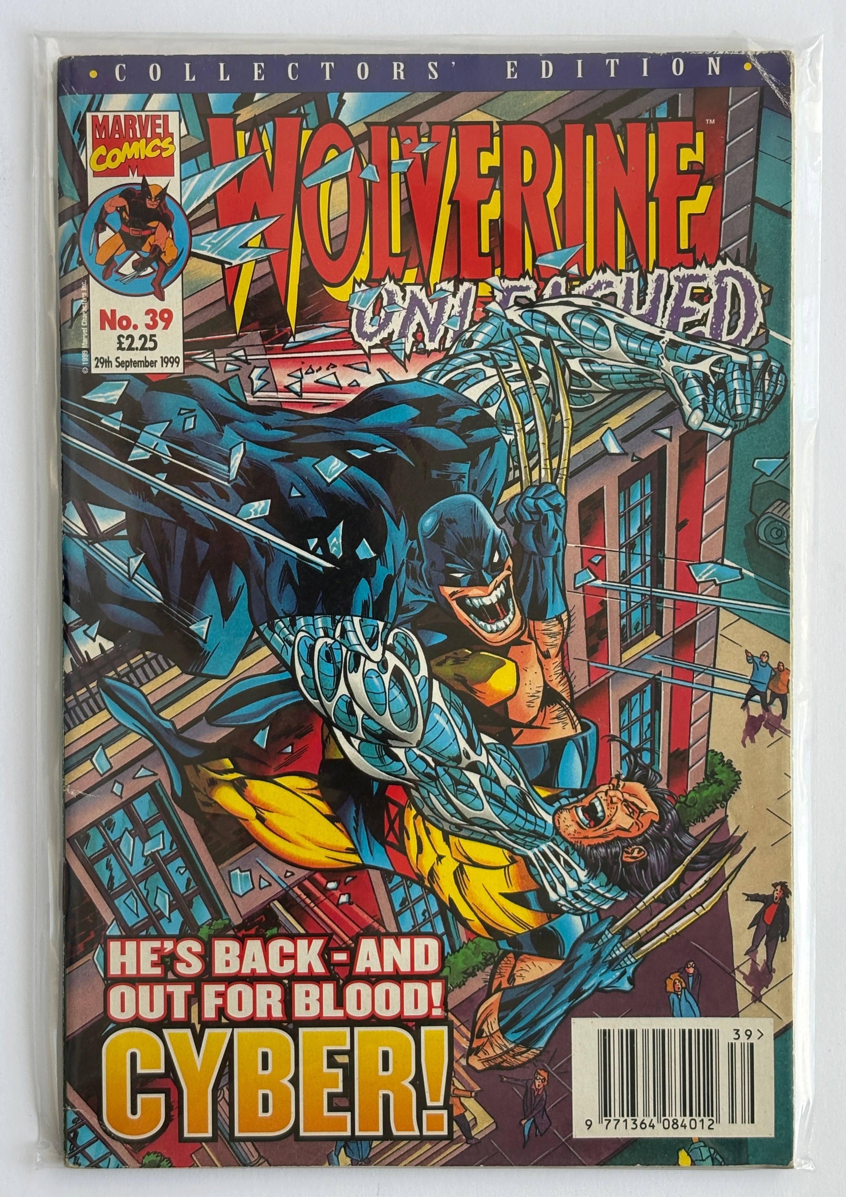 Wolverine Unleashed #39 - Marvel UK Panini 29 September 1999 FN 6.0