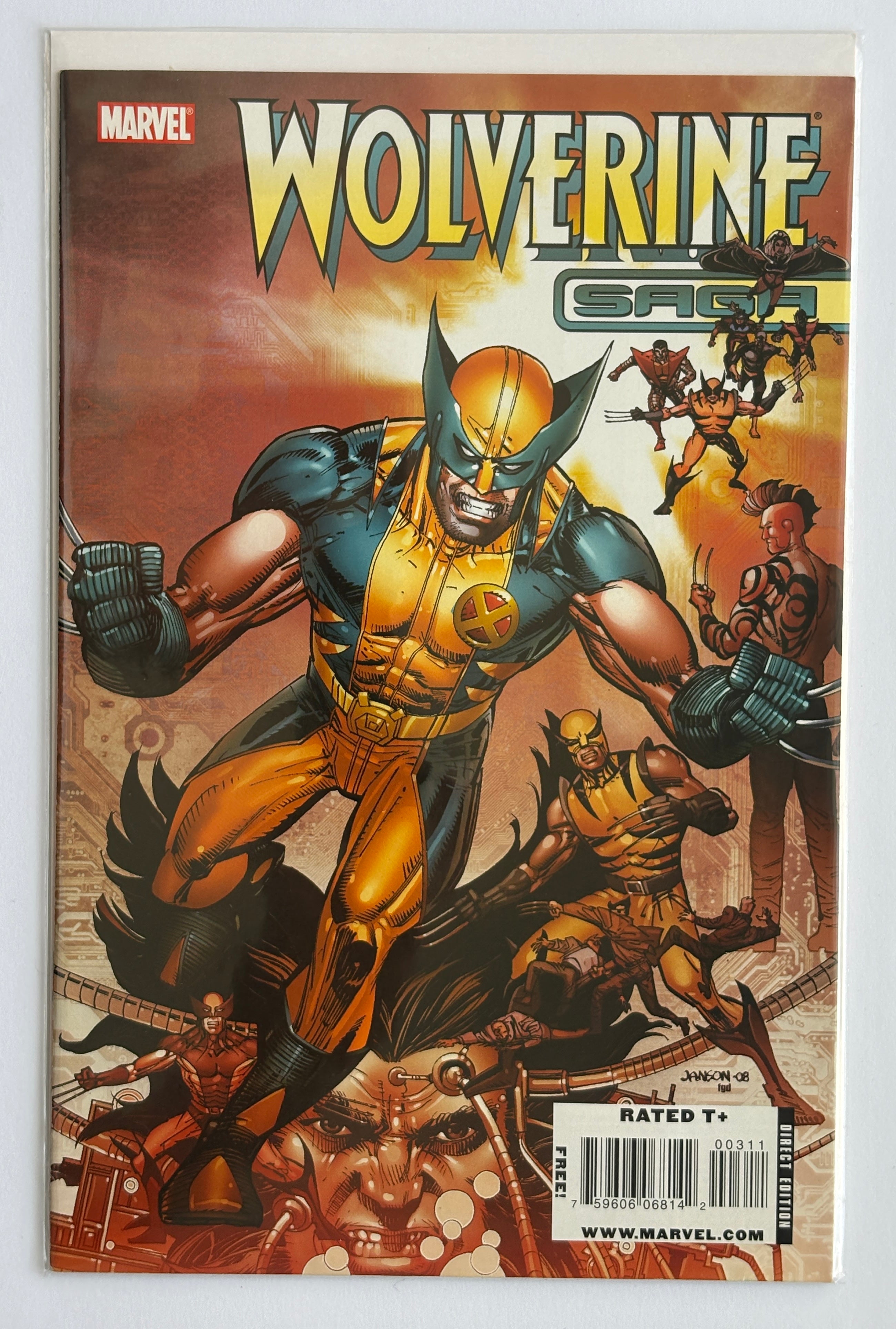 Wolverine Saga - 1st Printing Marvel Comics 2009 VF- 7.5