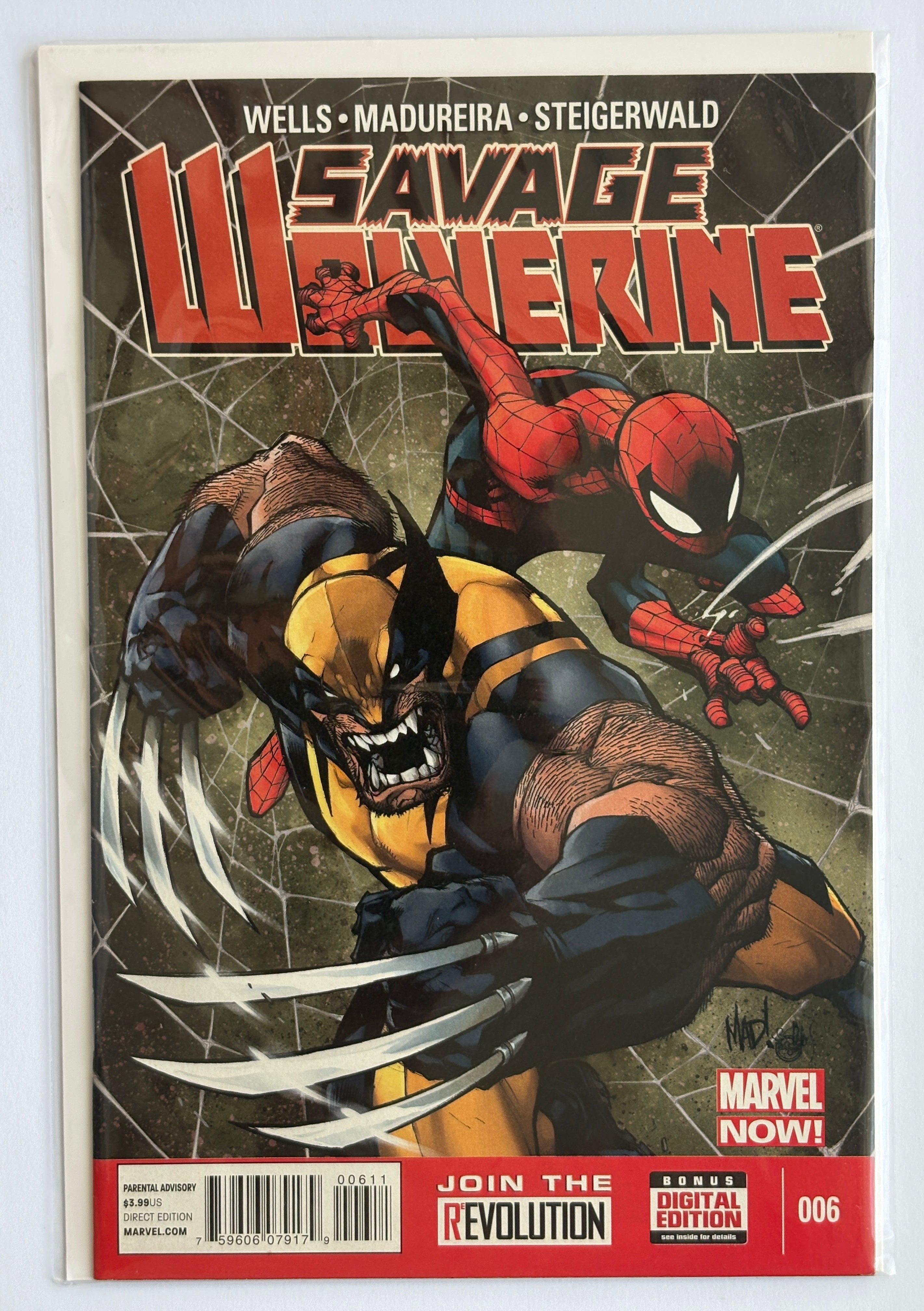 Savage Wolverine #6 - Spider-Man - 1st Print Marvel Comics August 2013 VF/NM 9.0