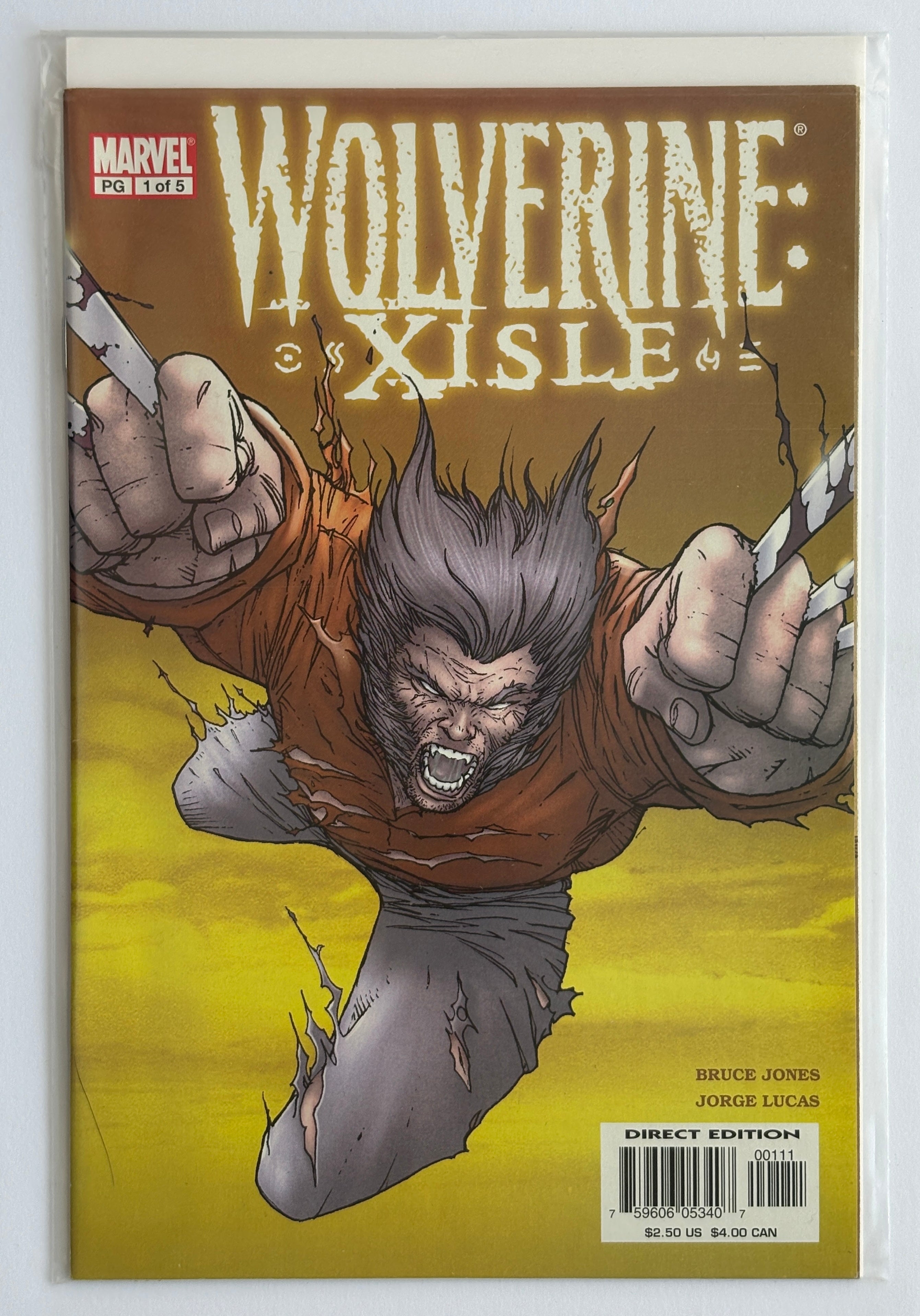 Wolverine Xisle #1 (1 of 5) 1st Print Marvel Comics June 2003 F/VF 7.0