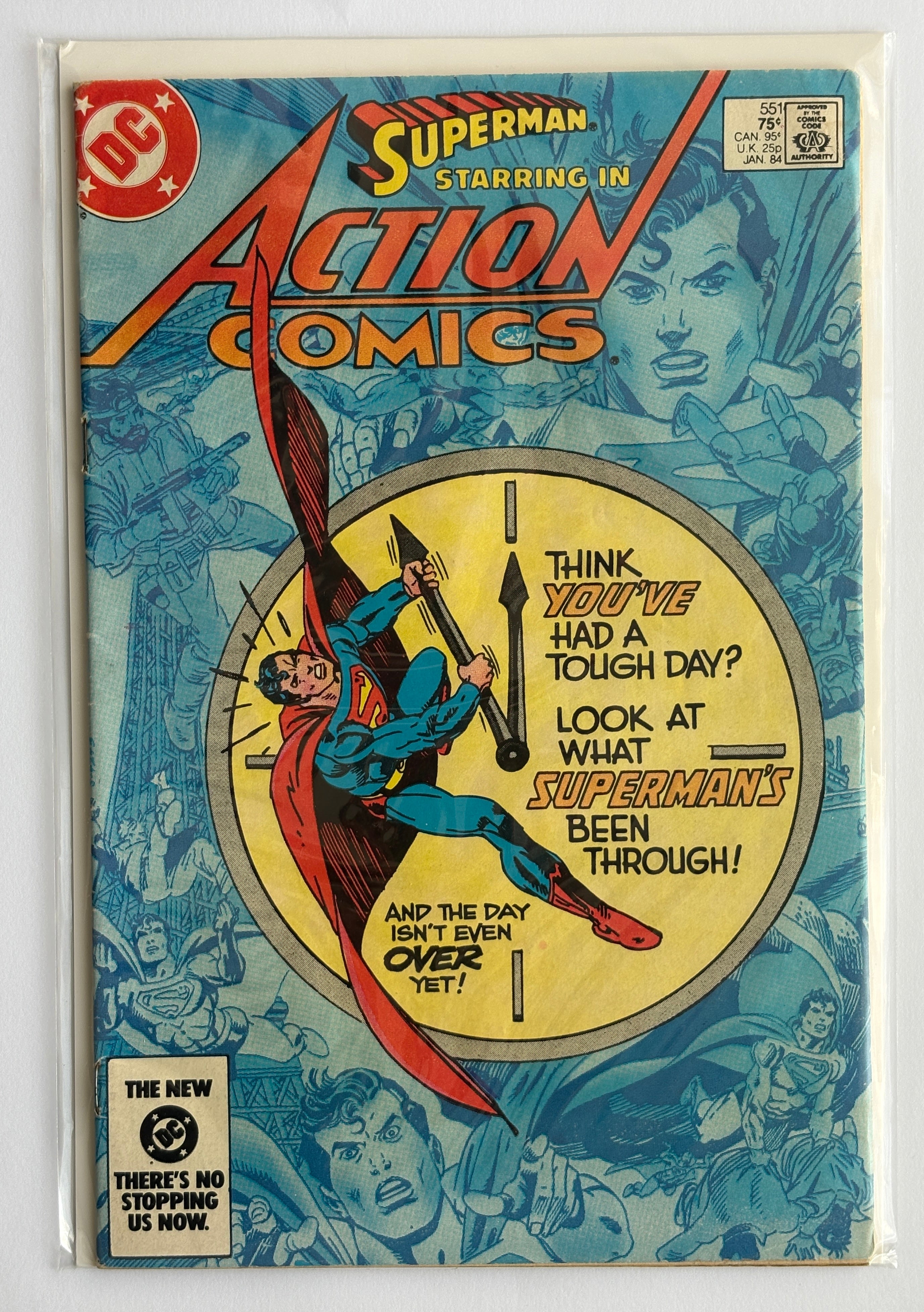 Action Comics #551 - Superman - DC Comics January 1984 VG+ 4.5