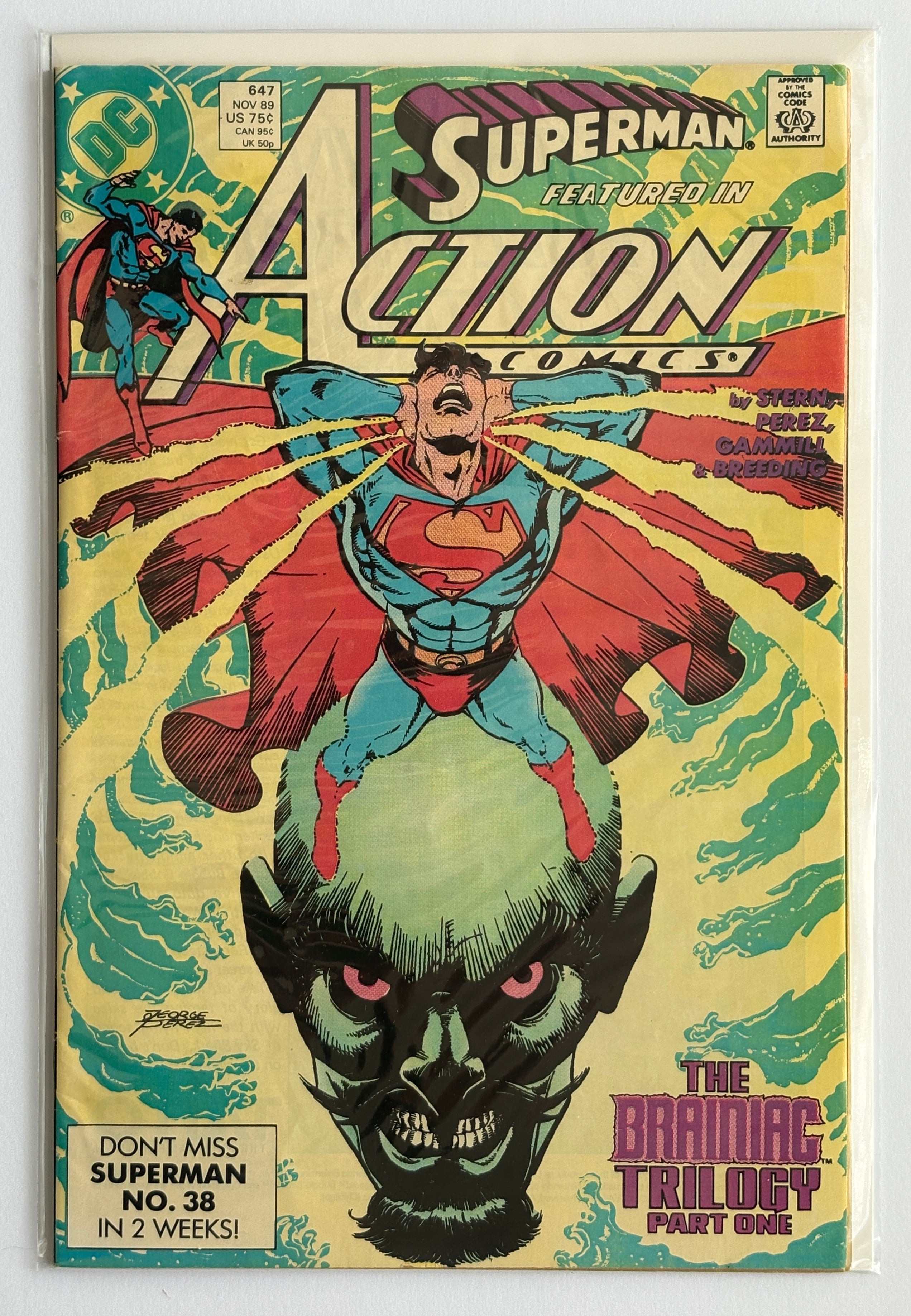 Action Comics #647 - DC Comics - November 1989 FN 6.0
