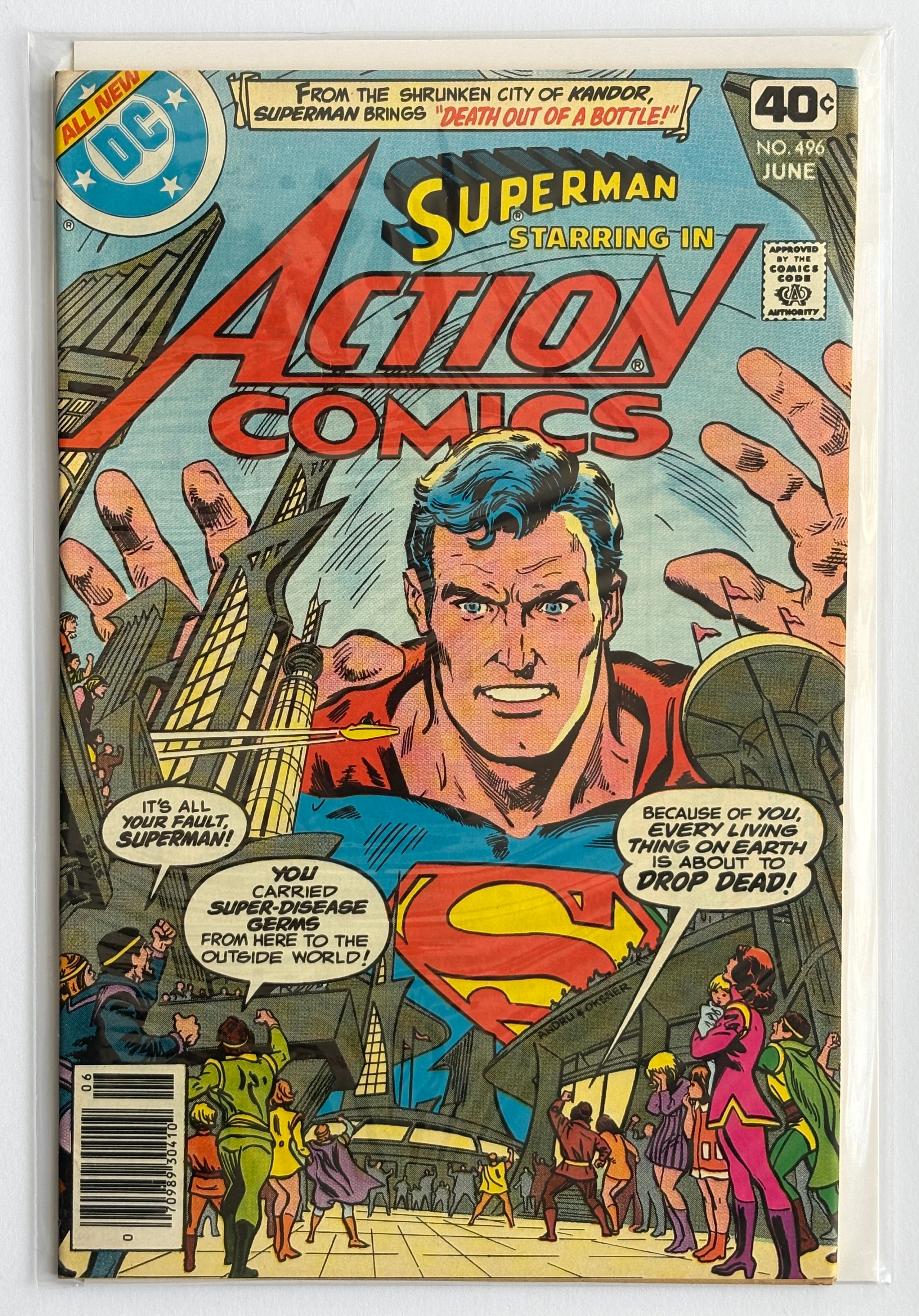 Action Comics #496 - Superman - DC Comics June 1979 VF 8.0