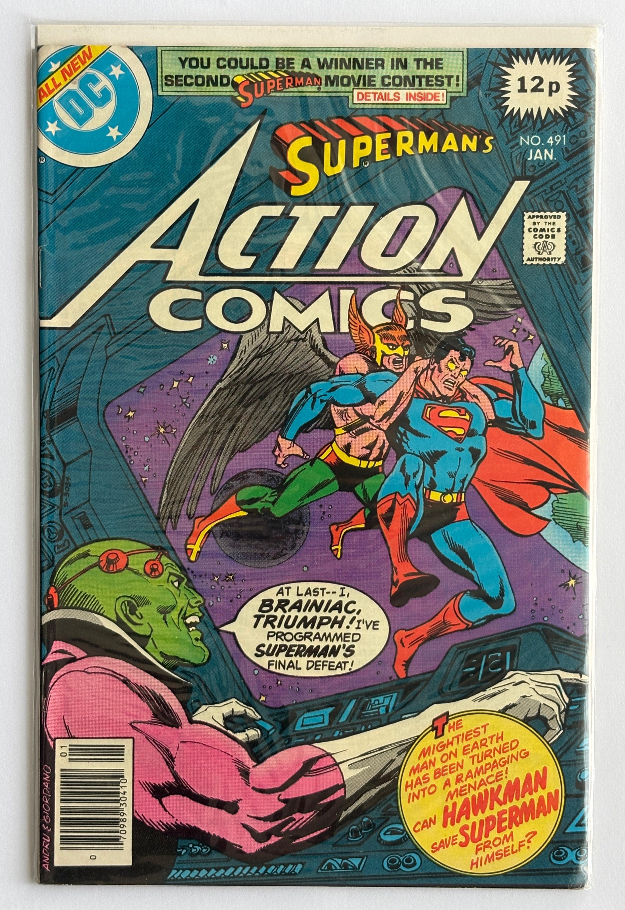 Action Comics #491 - Superman - UK Variant DC Comics January 1979 VF 8.0