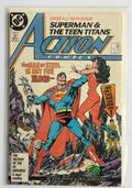 Action Comics #584 - Superman & The Teen Titans - DC Comics January 1987 VF- 7.5