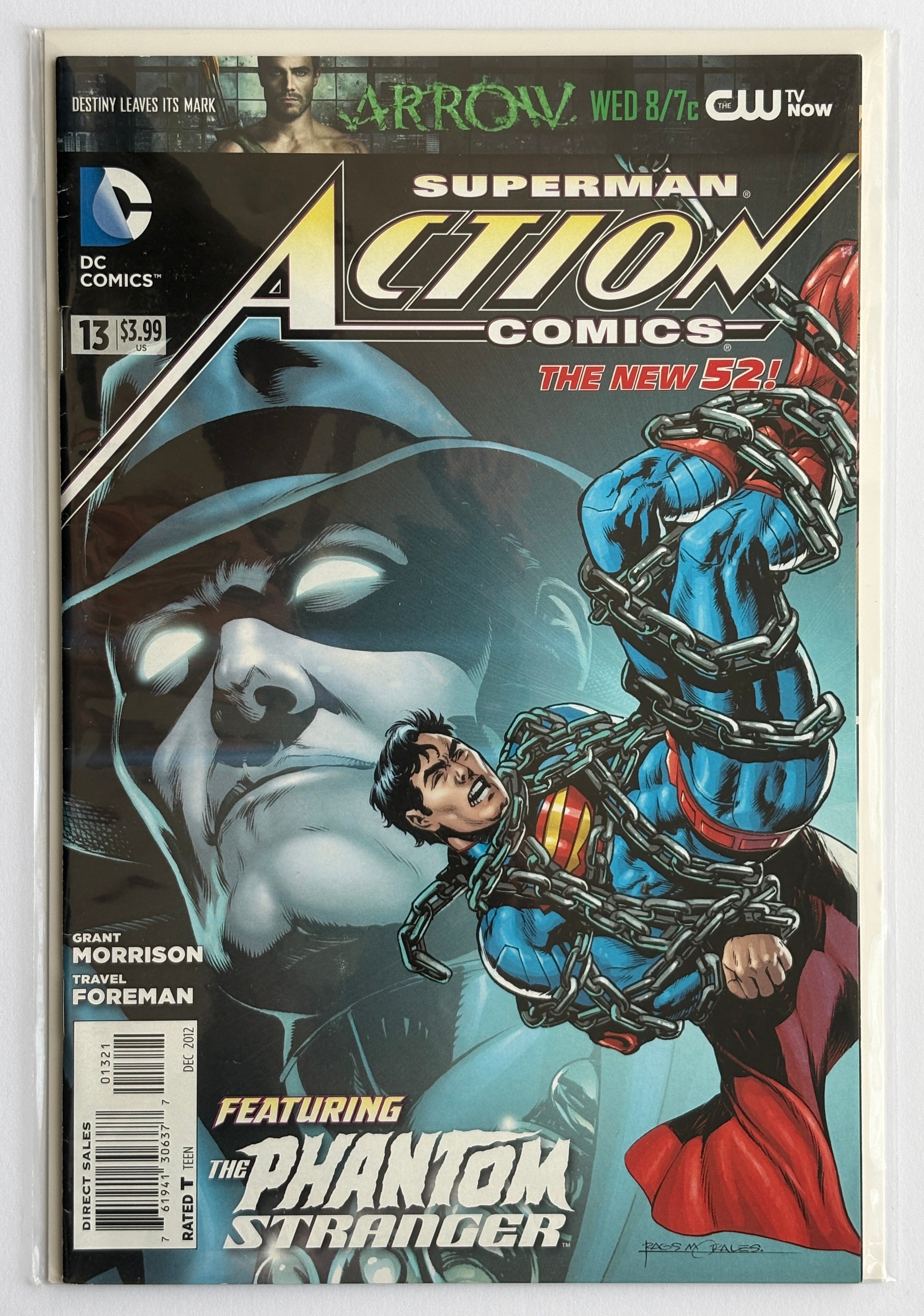 Action Comics #13 - New 52 Superman 1st Print variant - DC Comics Dec 2012 F/VF 7.0