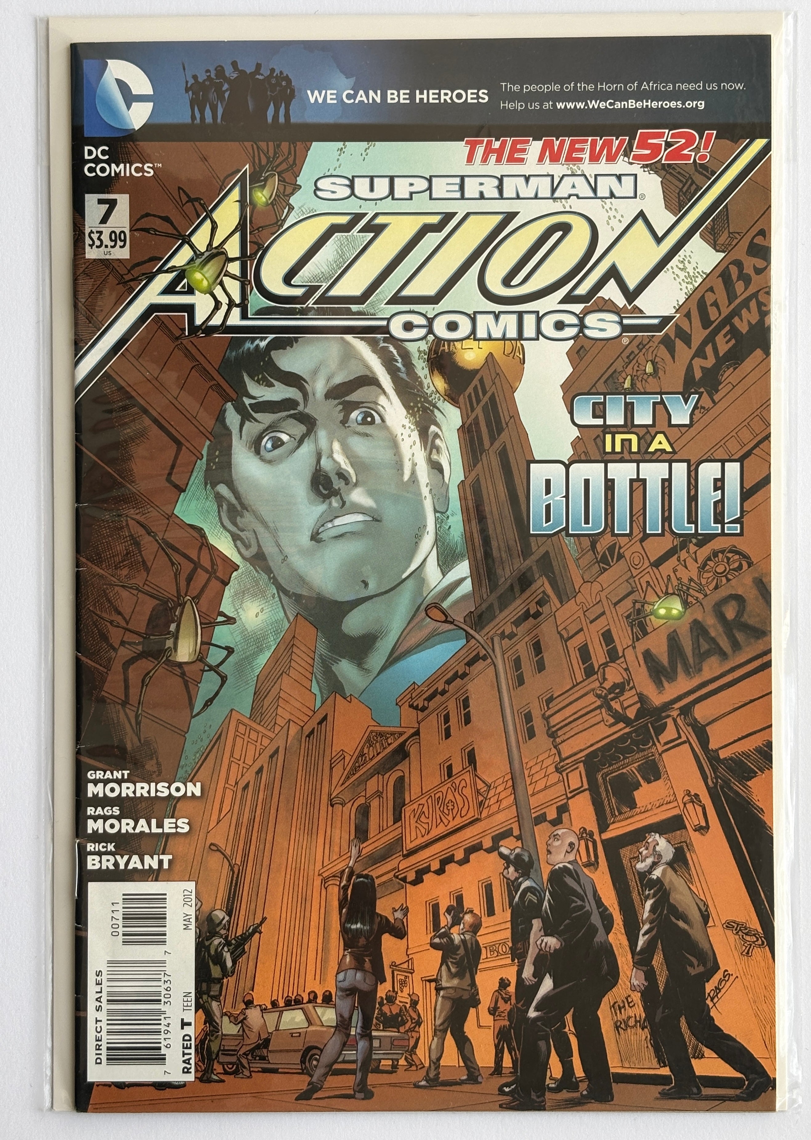 Action Comics #7 - New 52 Superman 1st Printing - DC Comics May 2012 F/VF 7.0