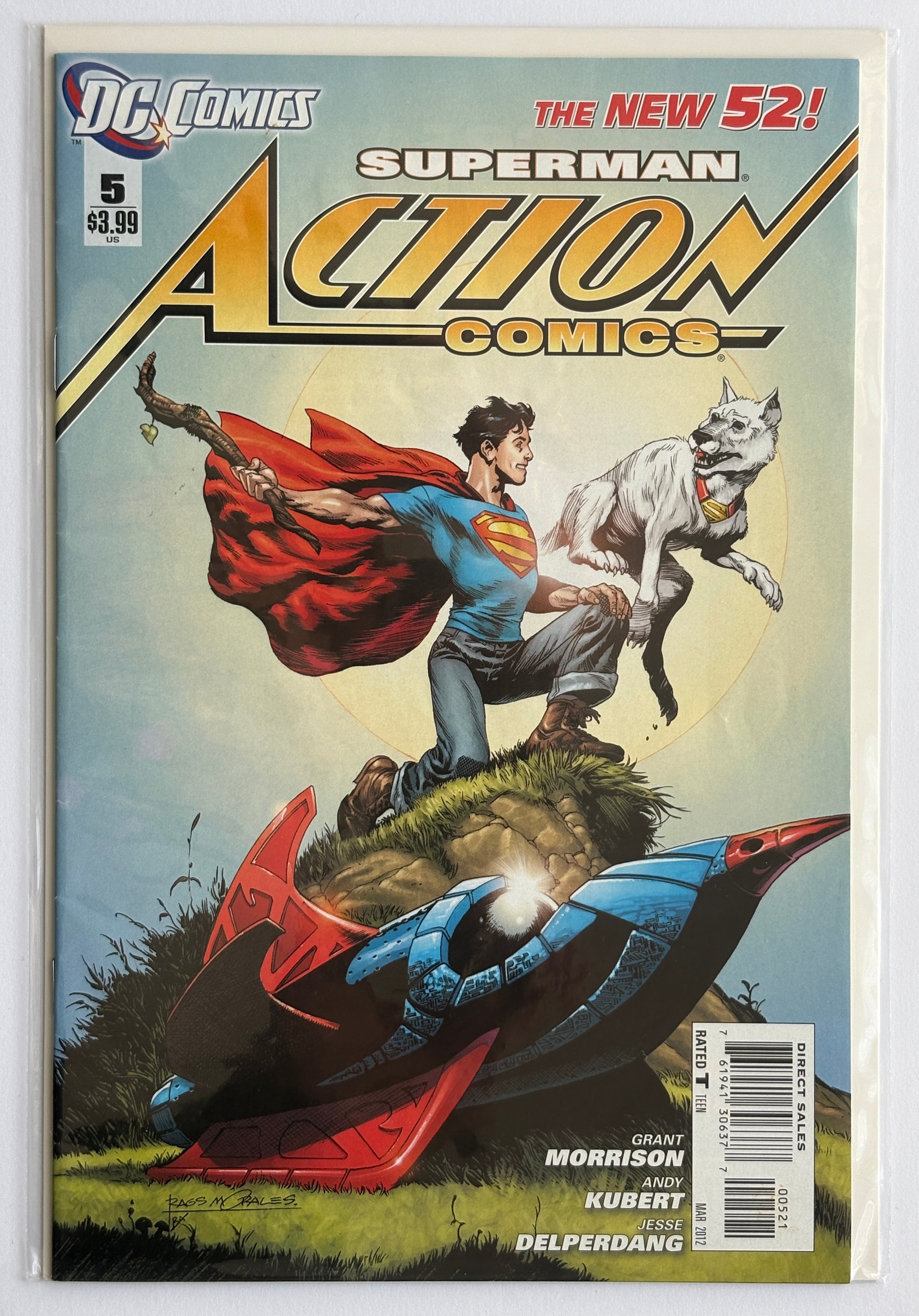 Action Comics #5 - New 52 - 1st Printing Variant DC Comics March 2012 F/VF 7.0