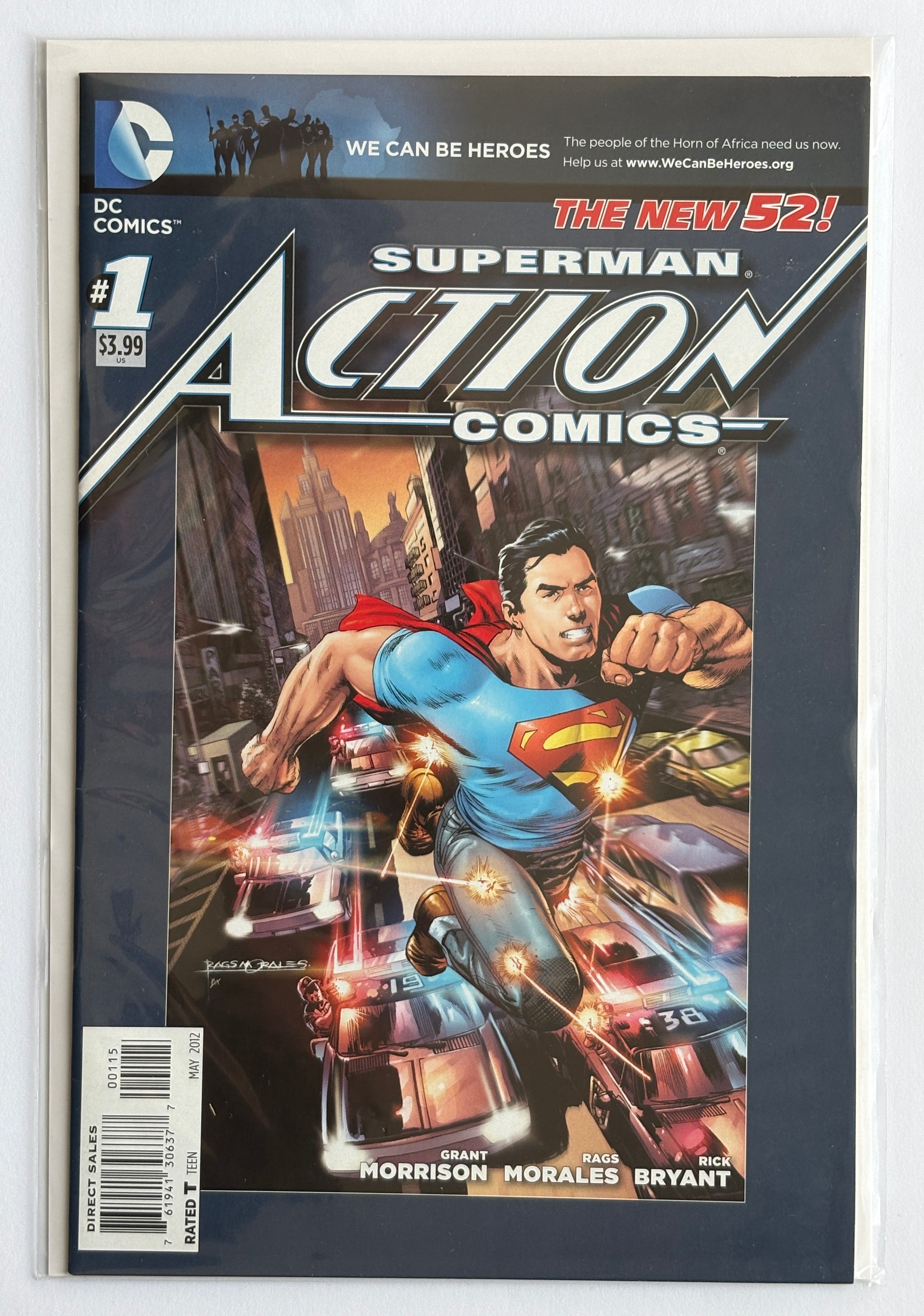 Action Comics #1 - New 52 - Variant DC Comics May 2012 VF- 7.5