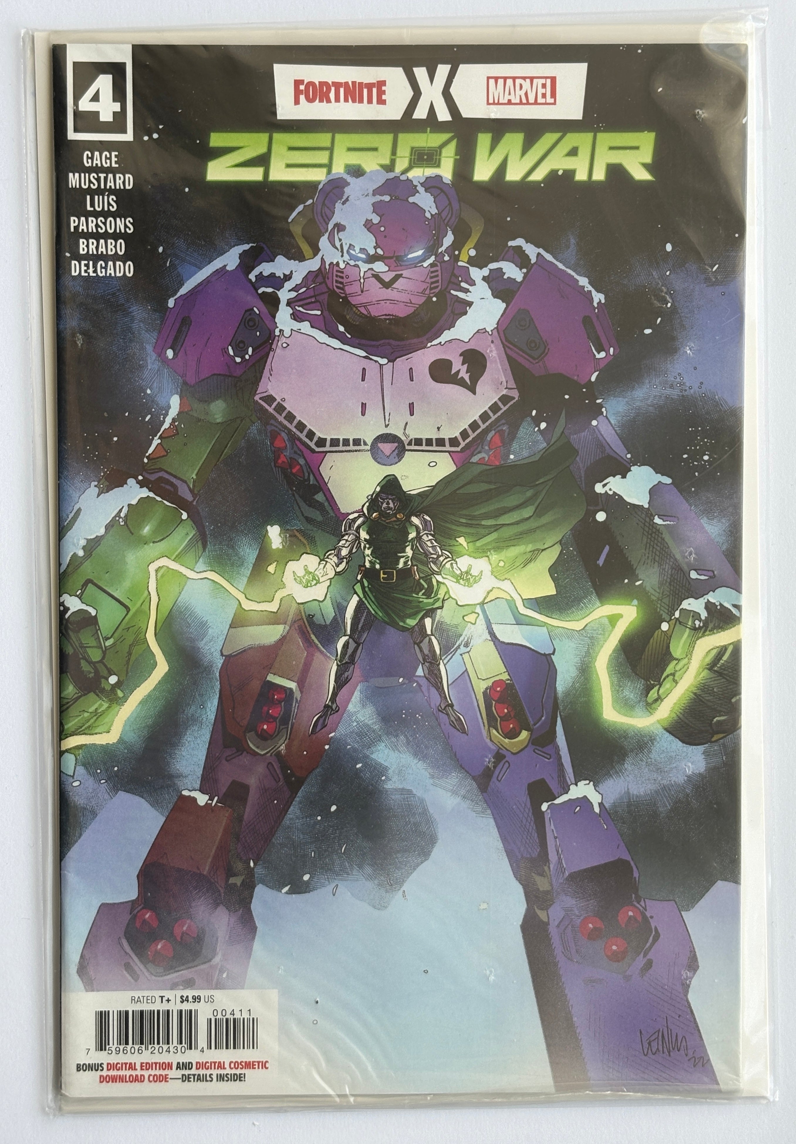 Fortnite x Marvel: Zero War #4 - 1st Printing Marvel Comics 2022 Still Sealed