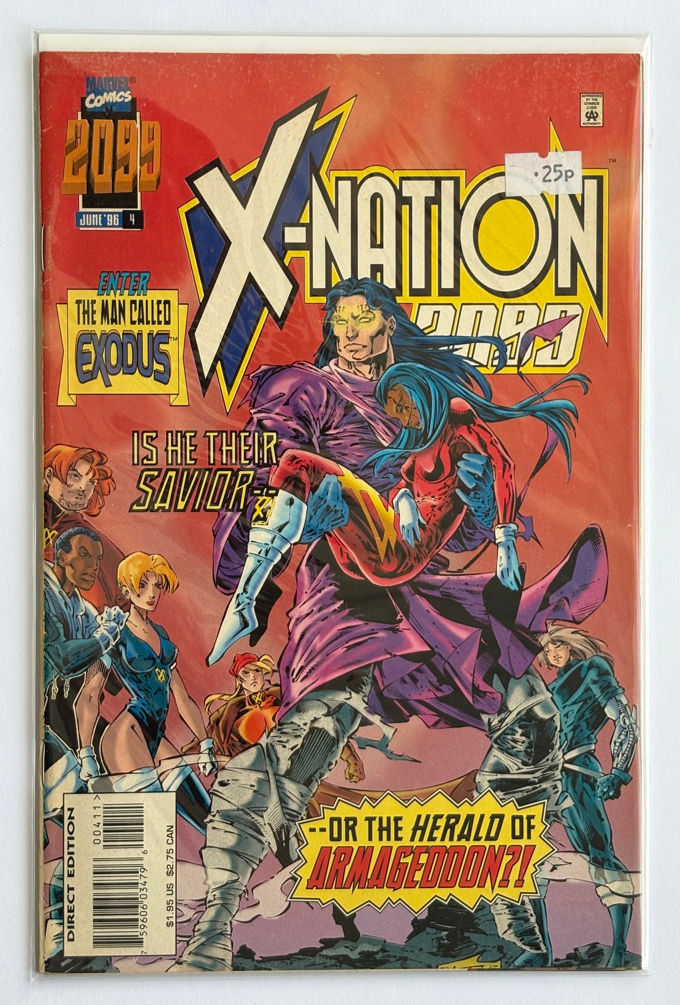 X-Nation 2009 #4 - 1st Printing Marvel Comics June 1996 FN 6.0