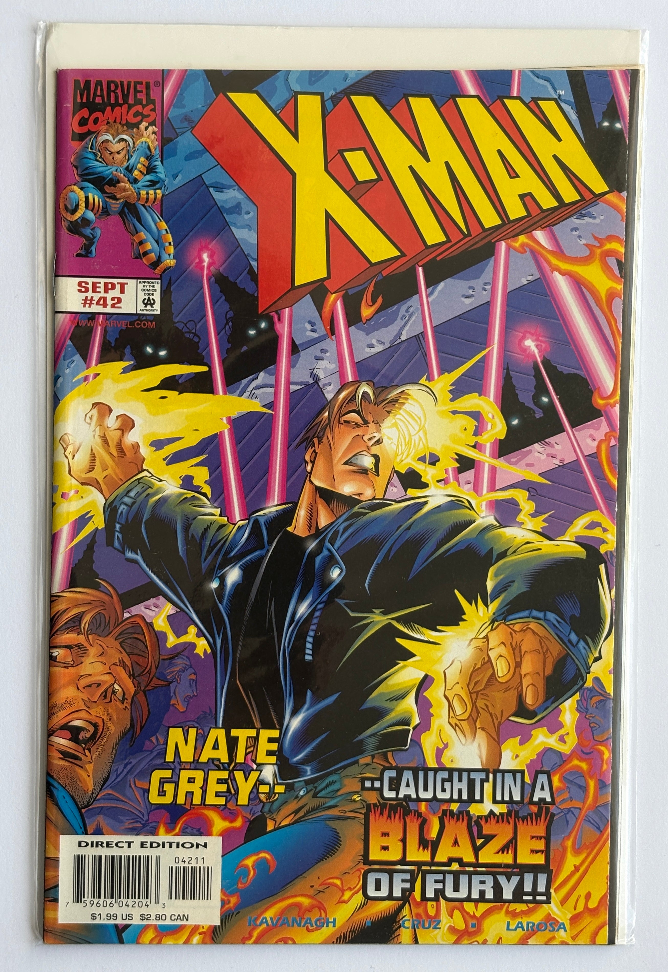 X-Man #42 - 1st Printing - Marvel Comics July 1998 VF+ 8.5