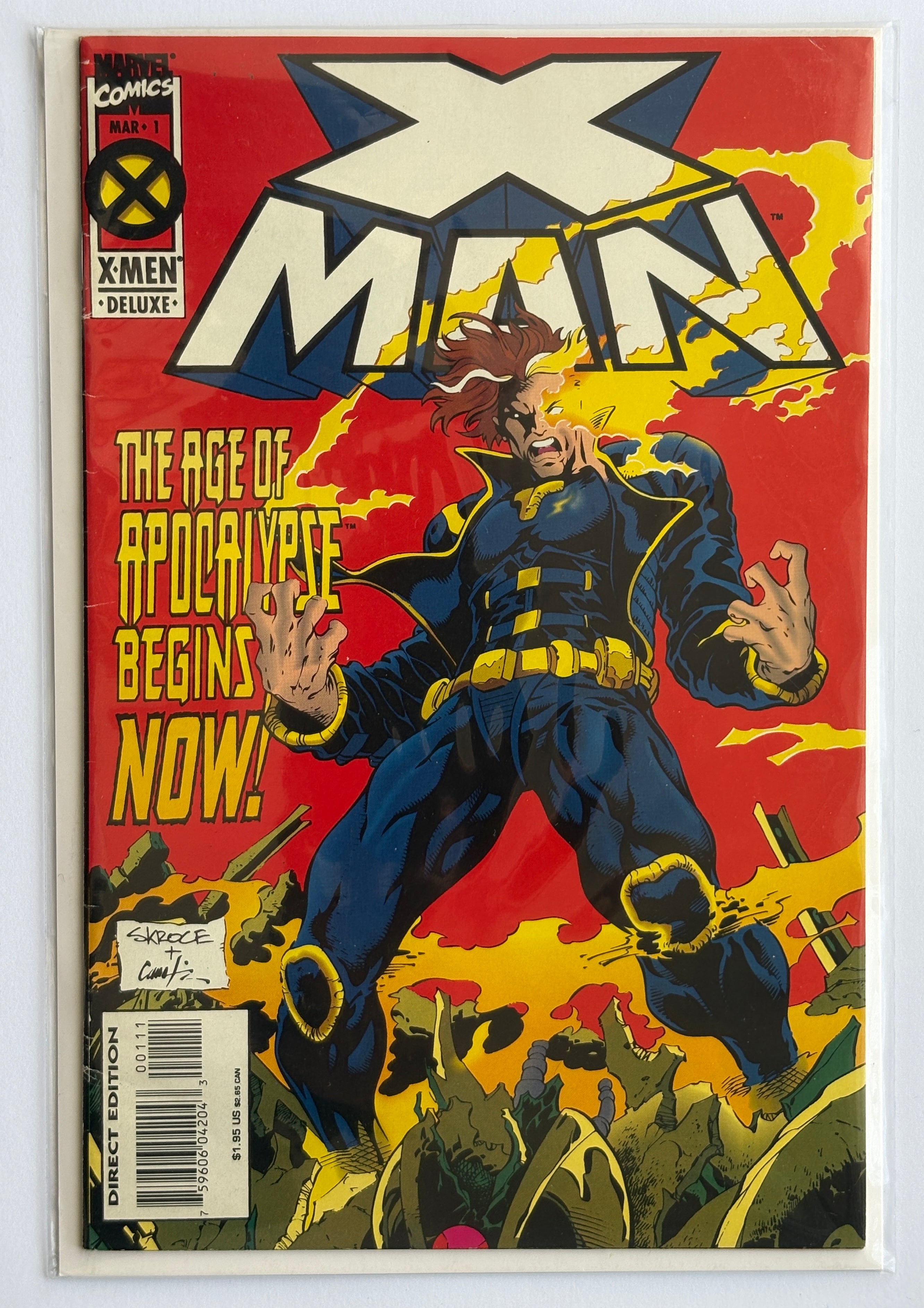 X-Man #1 - 1st Printing Marvel Comics March 1995 FN+ 6.5