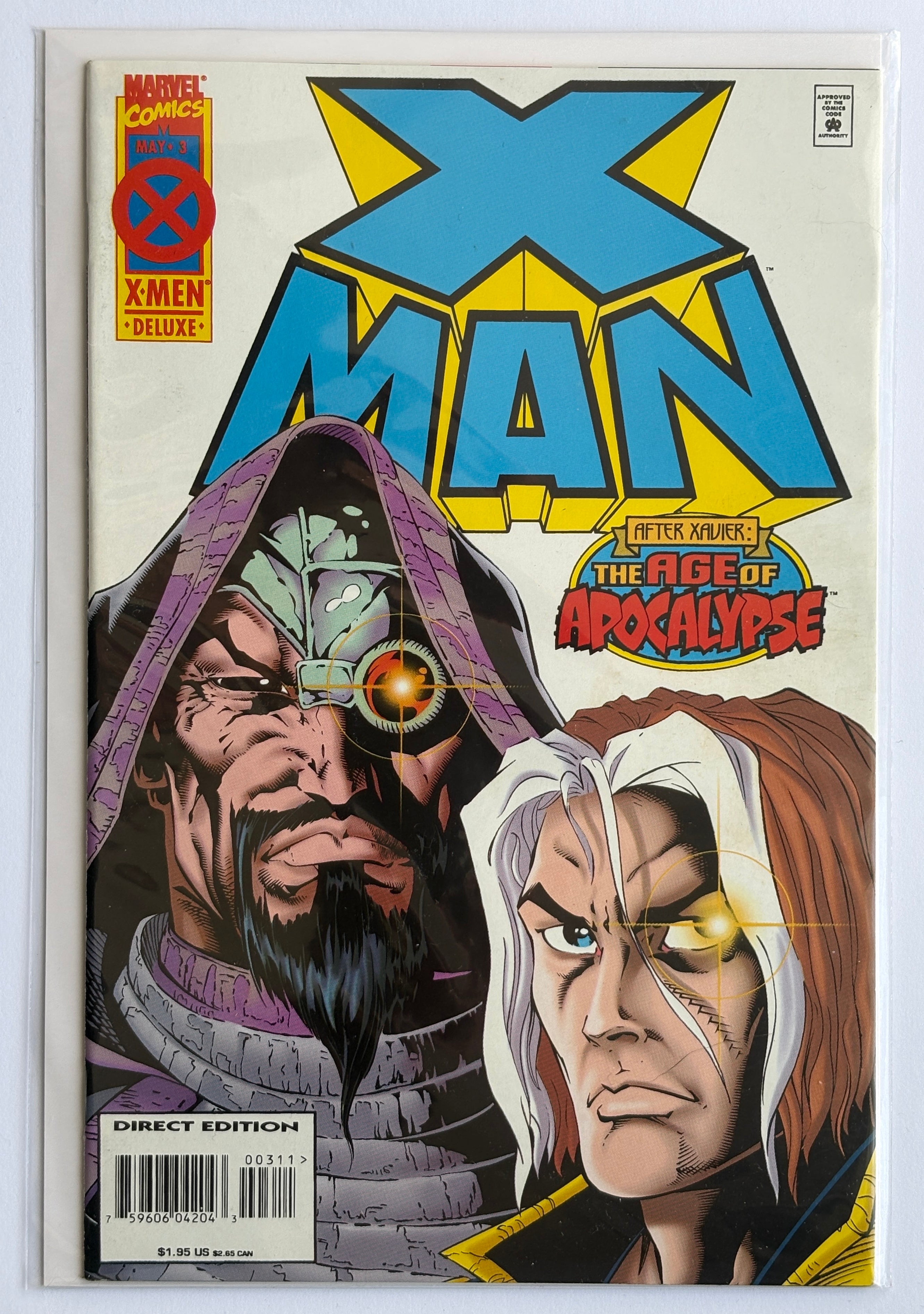 X-Man #3 - Age of Apocalypse - 1st Printing Marvel Comics May 1995 VF 8.0