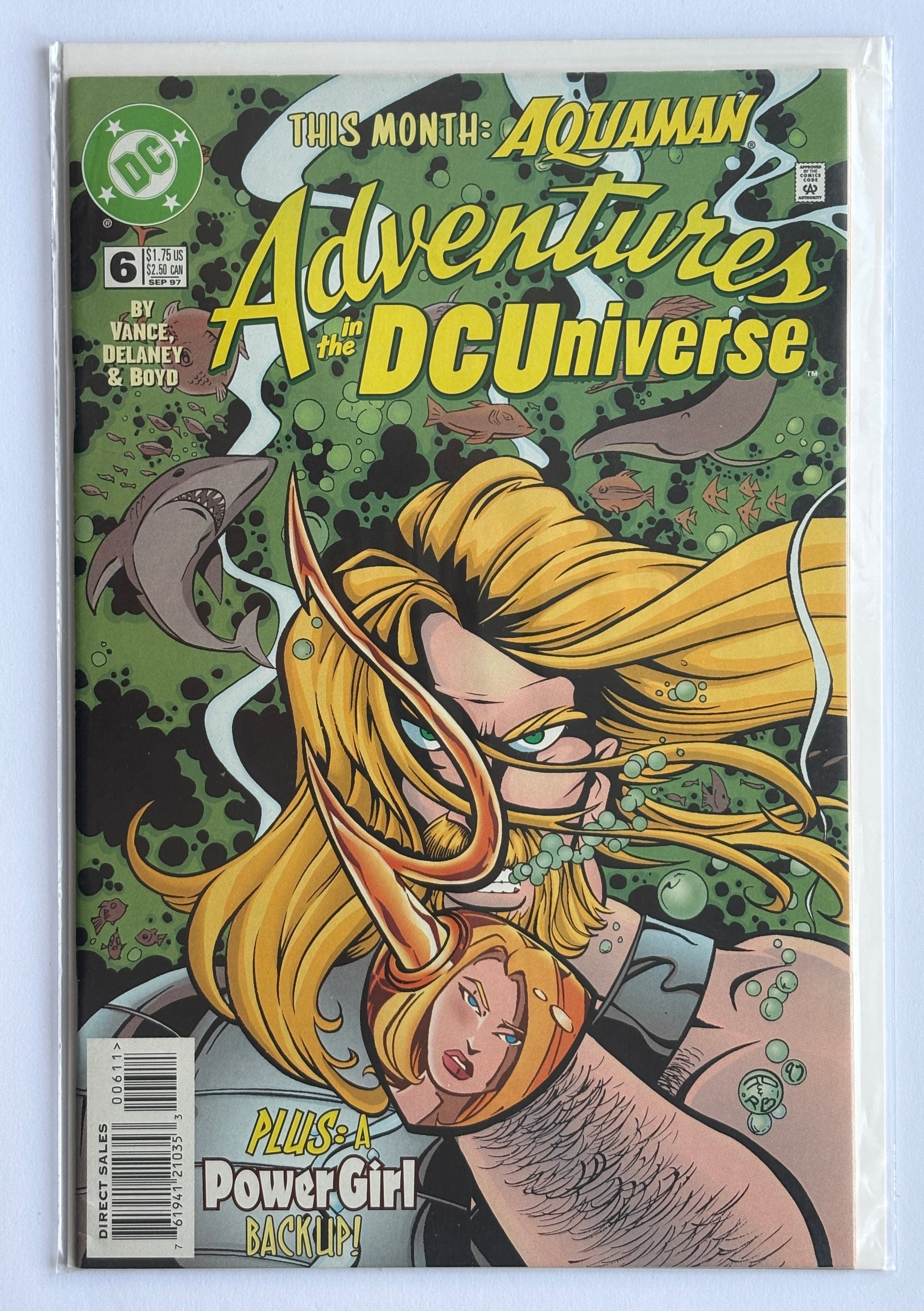 Adventures in the DCUniverse #6 - This Month: Aquaman - September 1997 VF 8.0