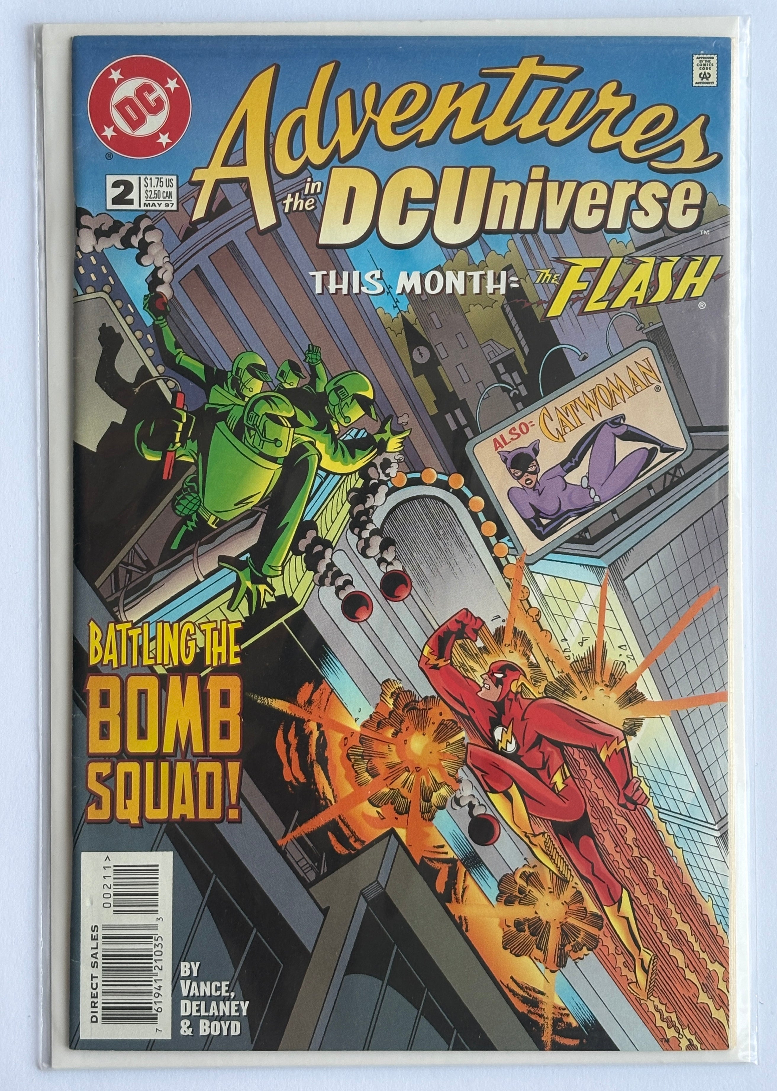 Adventures in the DCUniverse #2 - This Month: The Flash May 1997 VF- 7.5