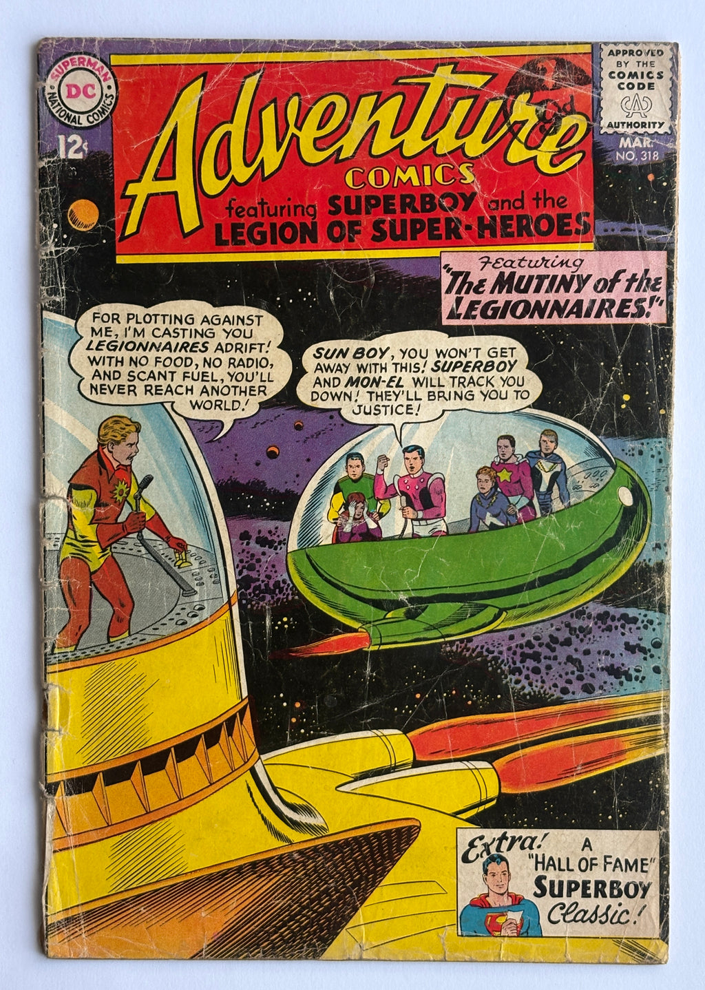 Adventure Comics #318 - Superboy & Legion of Super-Heroes March 1964 FR 1.0