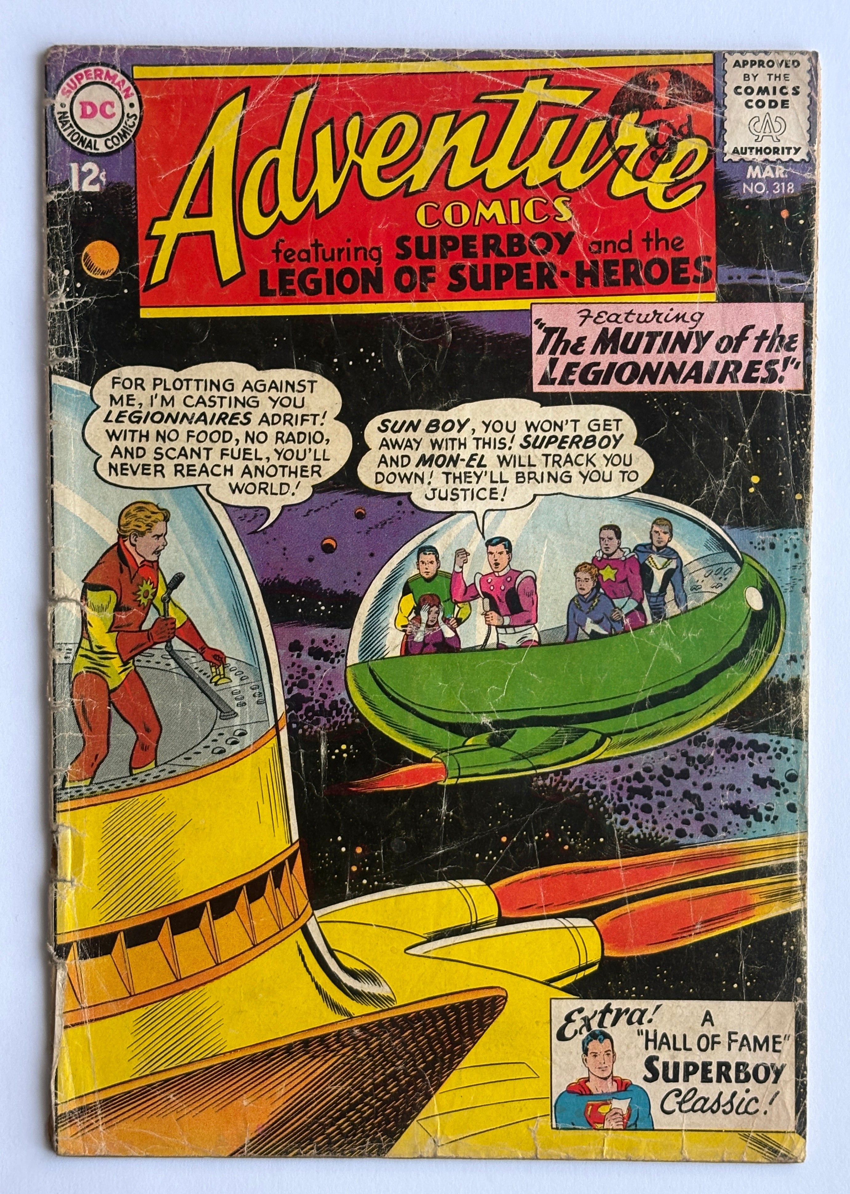 Adventure Comics #318 - Superboy & Legion of Super-Heroes March 1964 FR 1.0