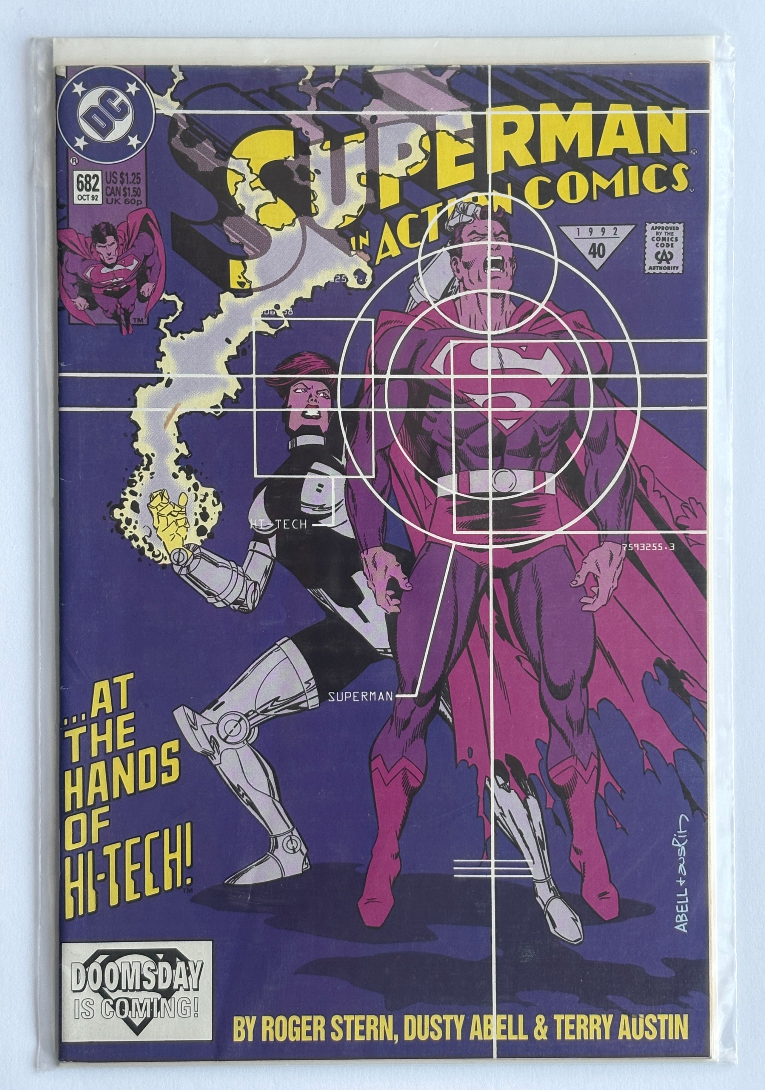 Action Comics #682 - Superman - DC Comics October 1992 VF- 7.5
