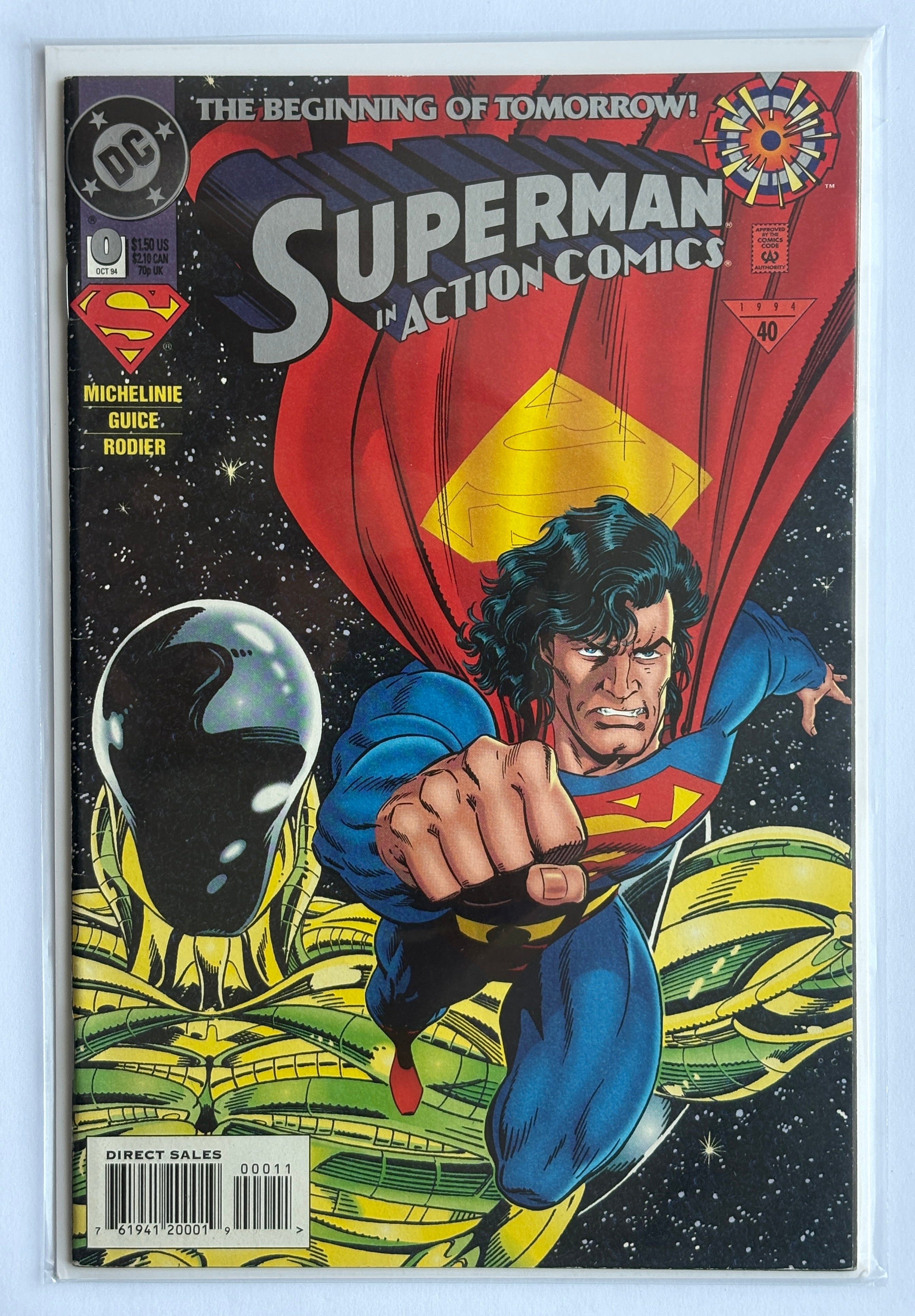 Action Comics #0 - Superman - DC Comics October 1994 VF- 7.5