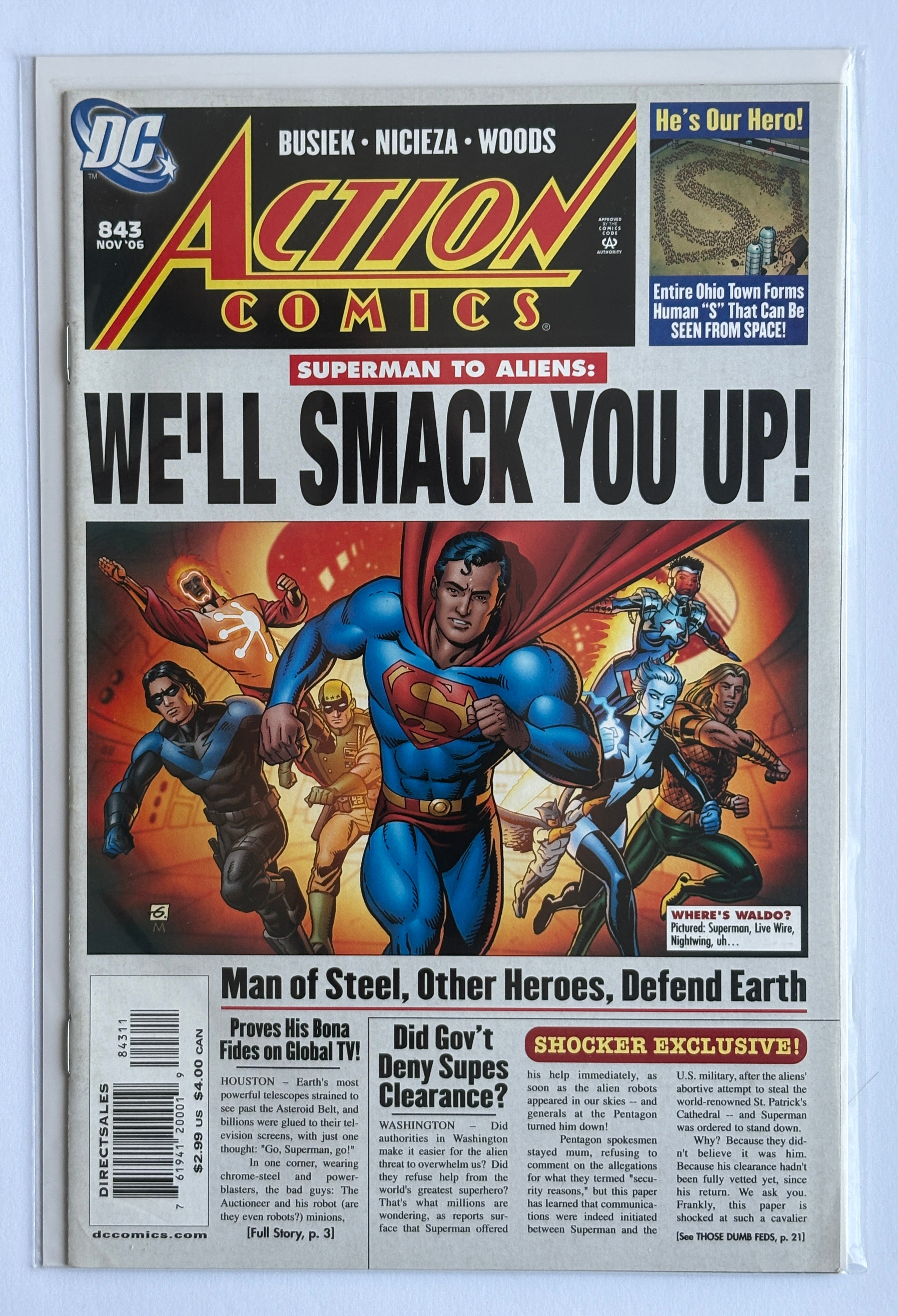 Action Comics #843 - Superman - 1st Printing DC Comics November 2006 VF 8.0