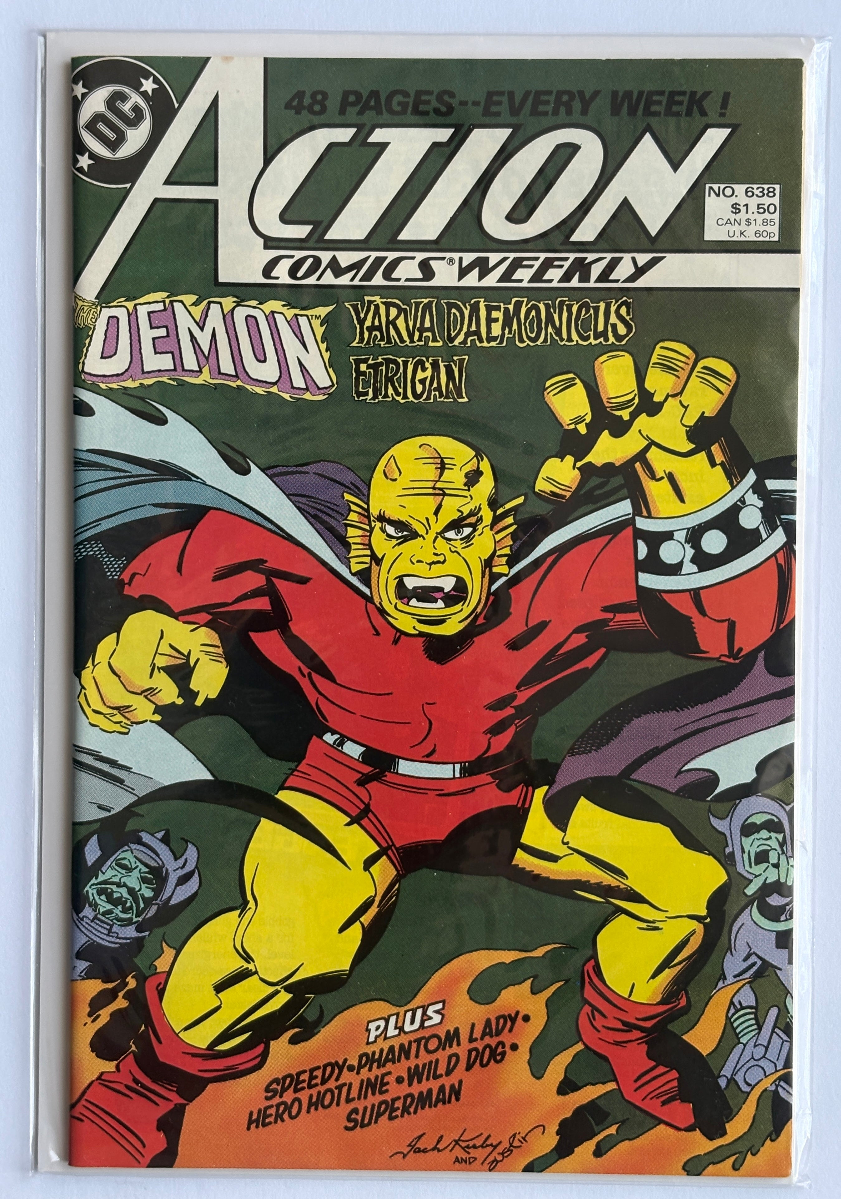 Action Comics Weekly #638 - The Demon - DC Comics - 7 February 1989 VF+ 8.5
