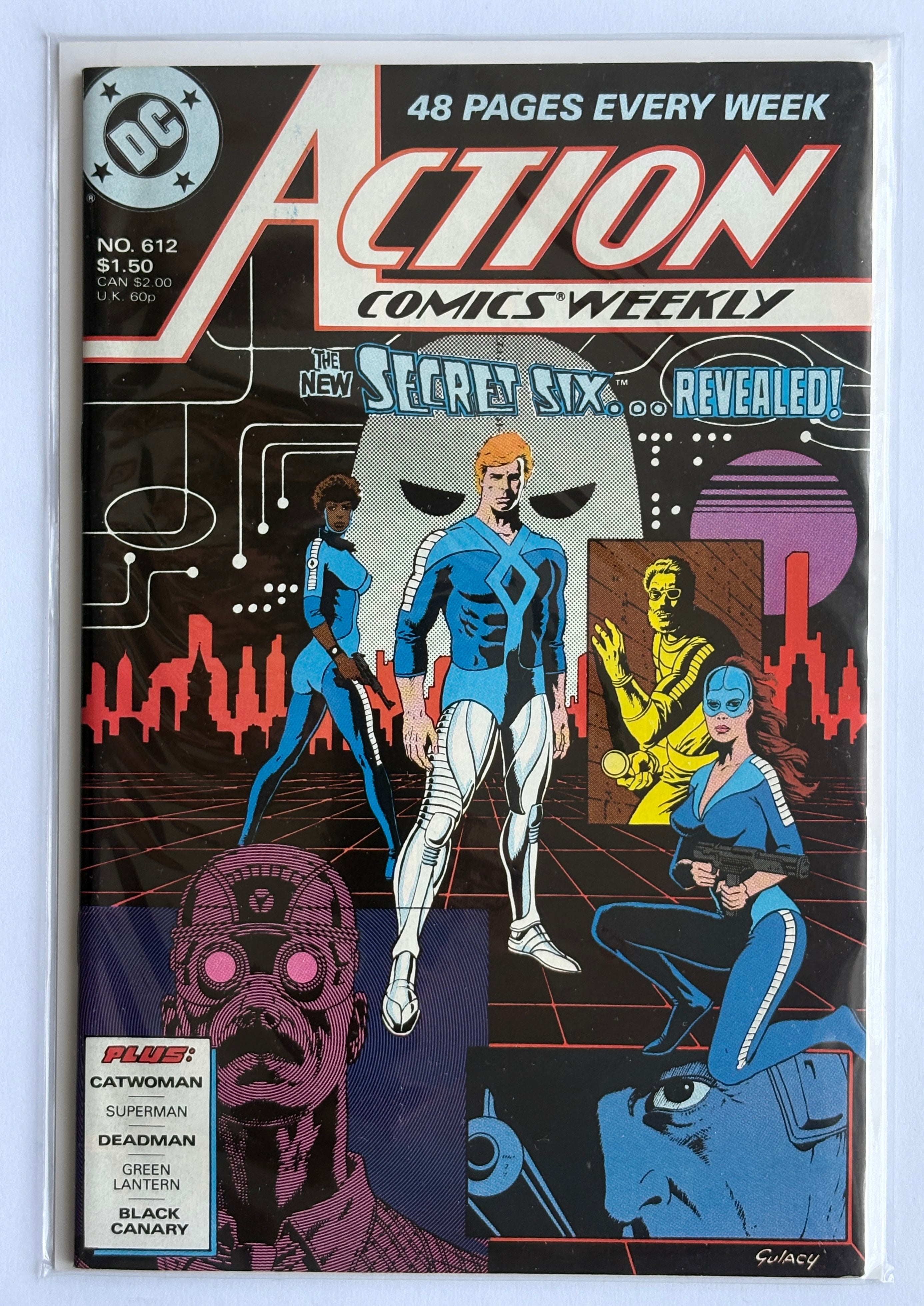 Action Comics Weekly #612 - Secret 6 - DC Comics - 9 August 1988 VF+ 8.5