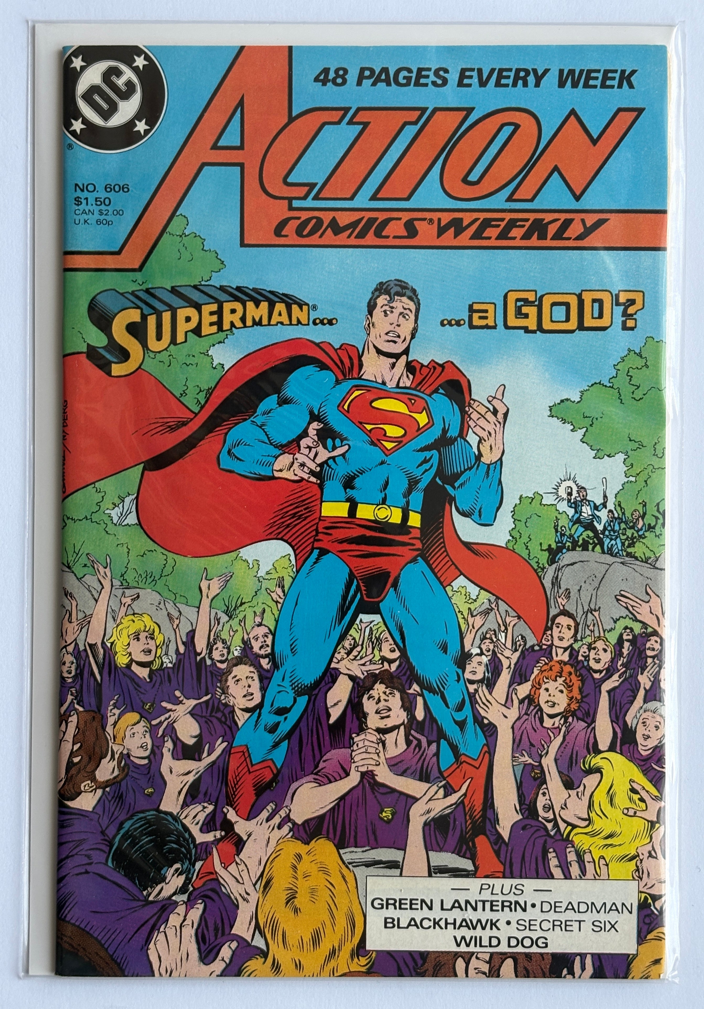 Action Comics Weekly #606 - Superman.. a God? - DC Comics - 1988 VF 8.0