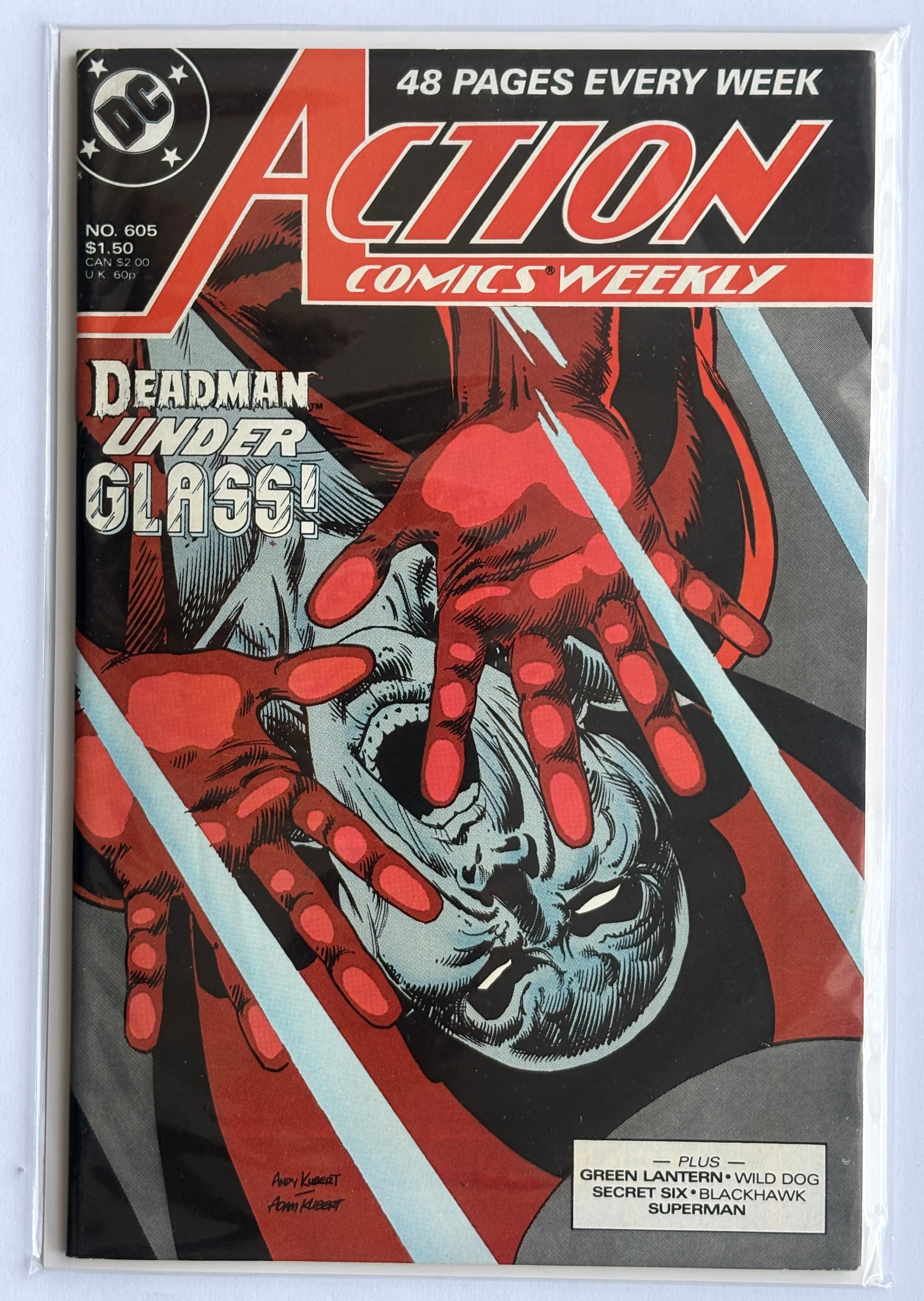 Action Comics Weekly #605 - Deadman Under Glass! - DC Comics - 1988 VF 8.0