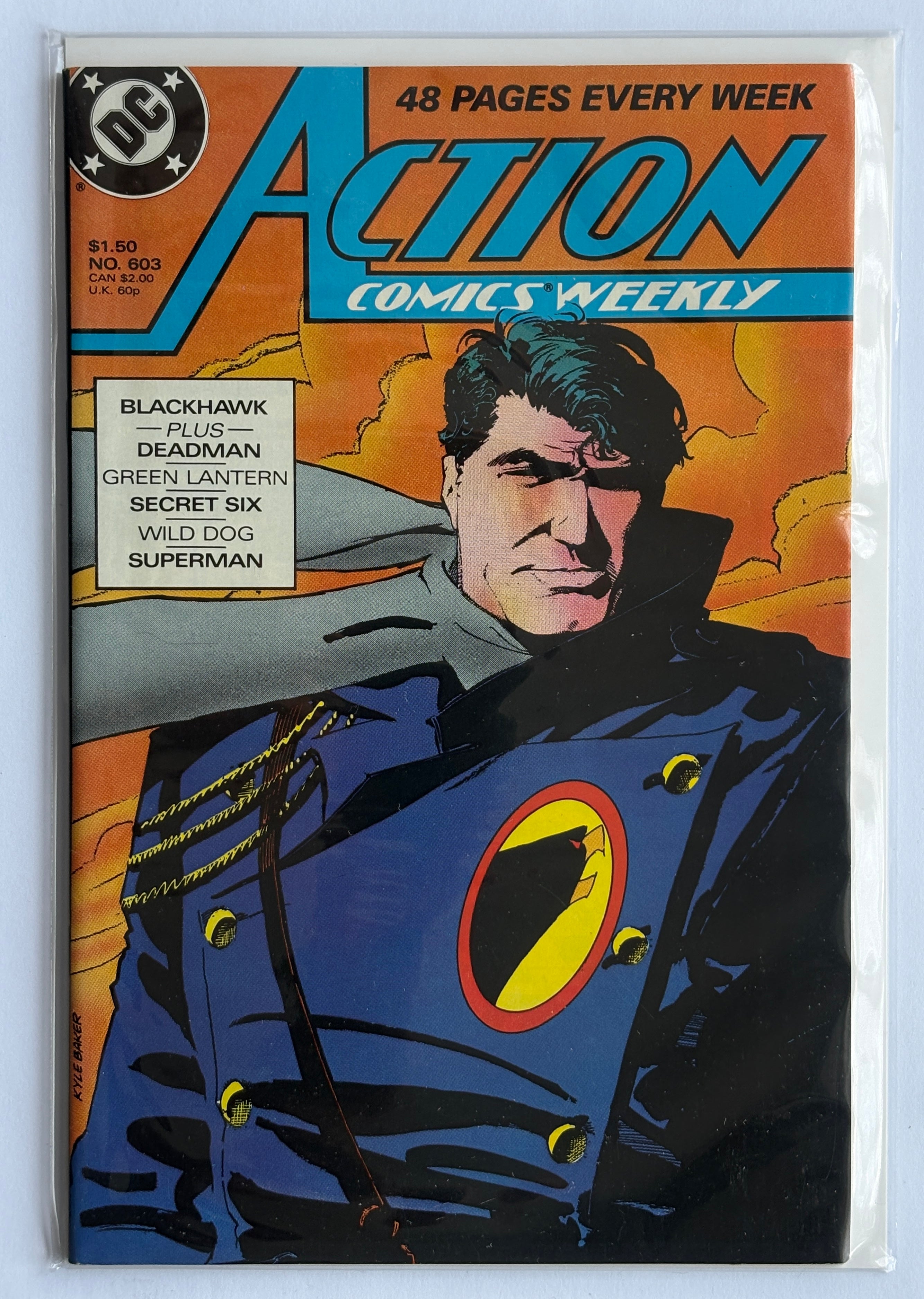 Action Comics Weekly #603 - Blackhawk - DC Comics - 1988 VF 8.0