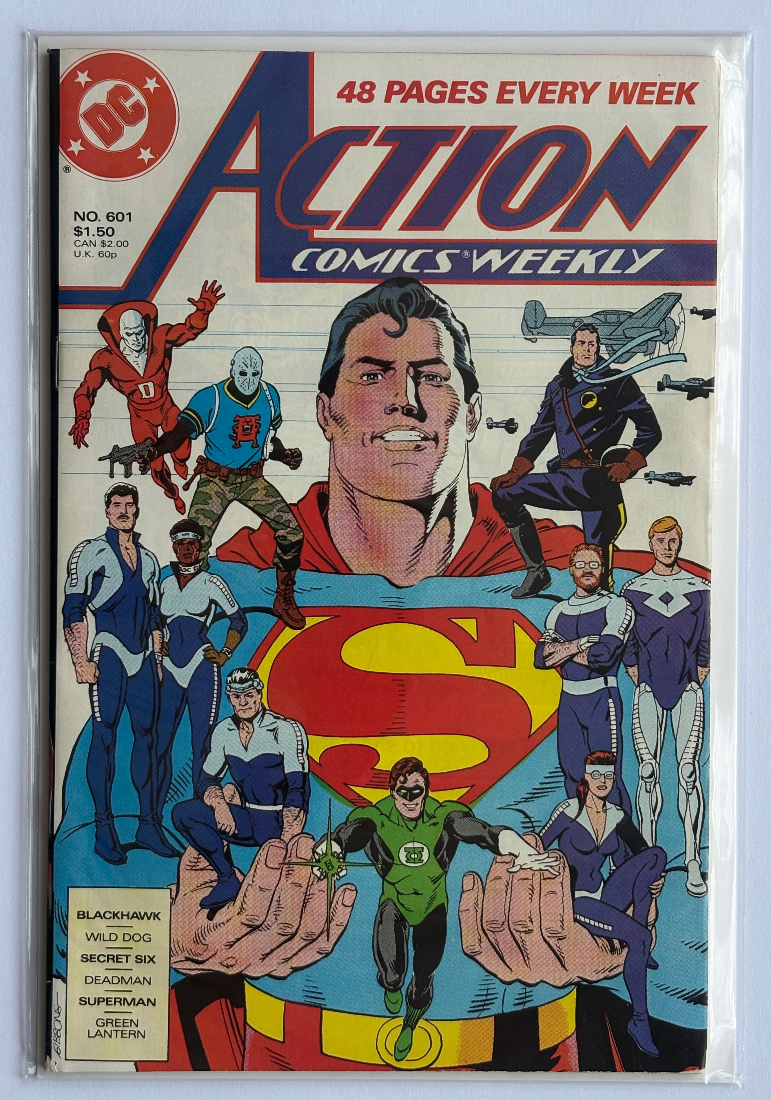 Action Comics Weekly #601 - Green Lantern Superman - DC Comics - 1988 VF 8.0