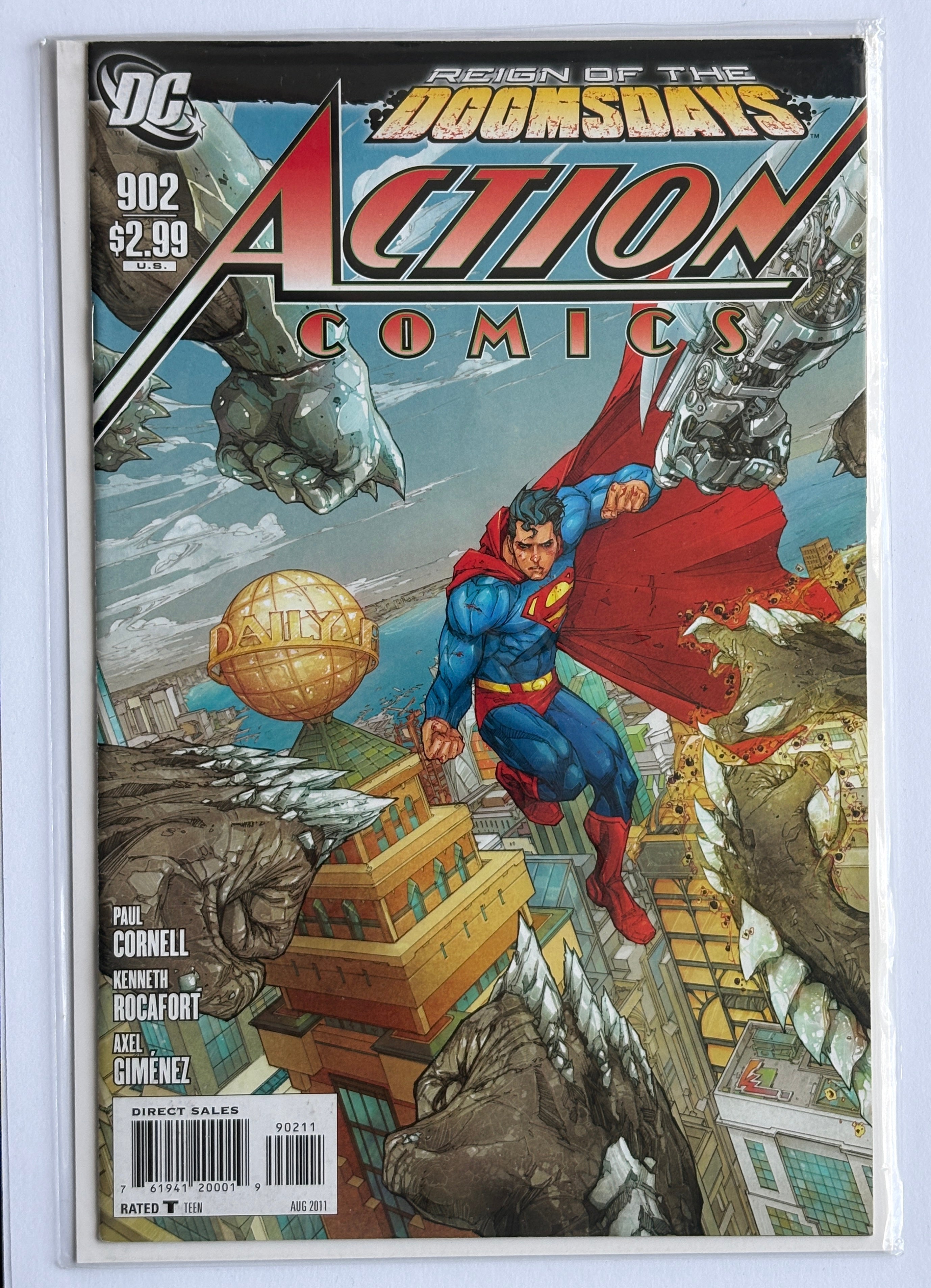 Action Comics #902 - Superman - 1st Printing - DC Comics August 2011 VF- 7.5