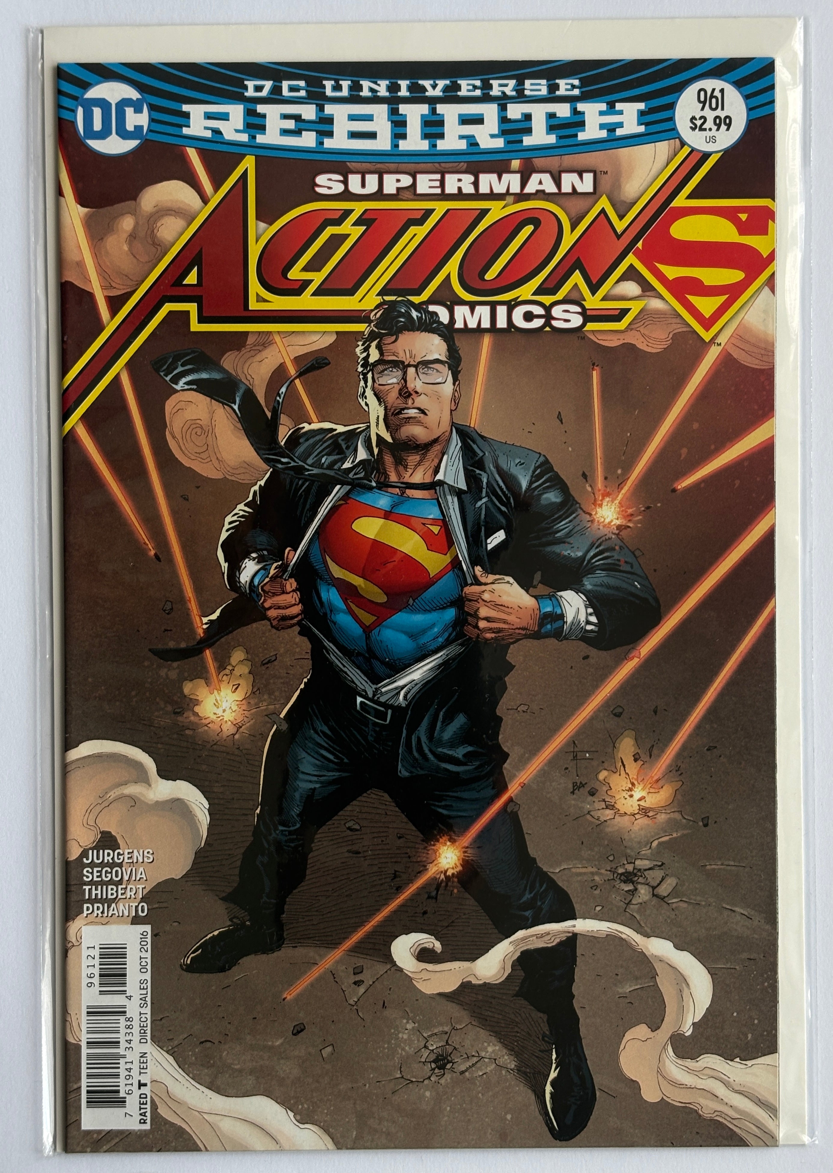 Action Comics #961 - 1st Printing Cover B - October 2016 VF 8.0