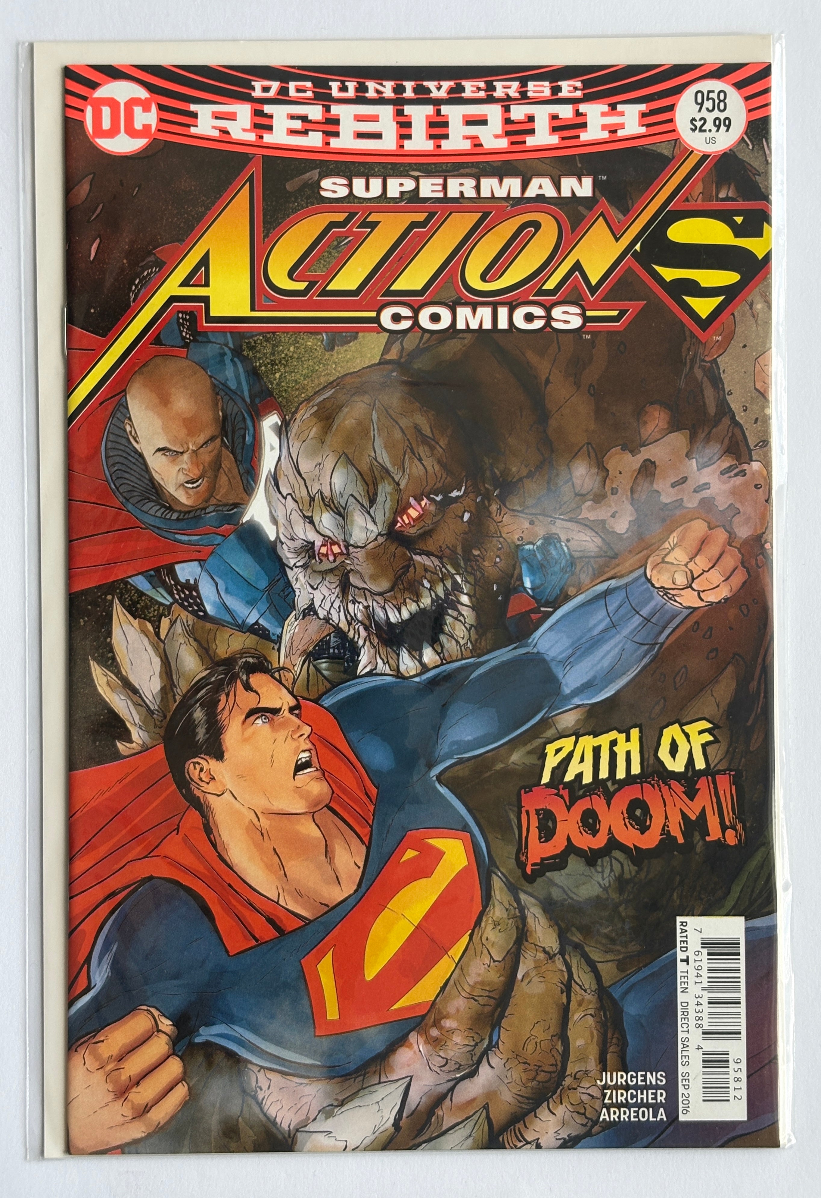 Action Comics #958 - Superman DC Universe Rebirth September 2016 VF+ 8.5