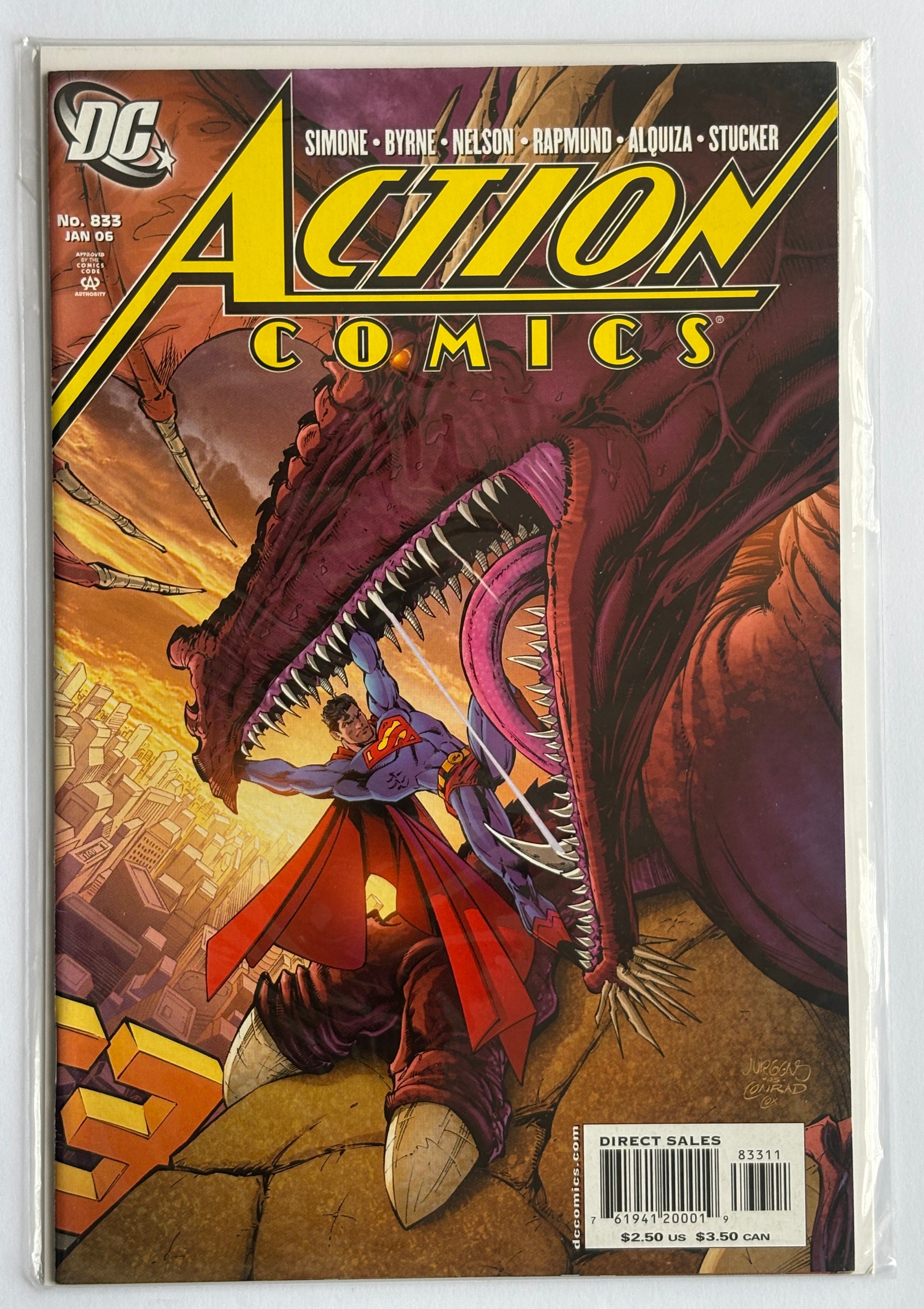 Action Comics #833 - Superman - 1st Printing - DC Comics January 2006 VF 8.0