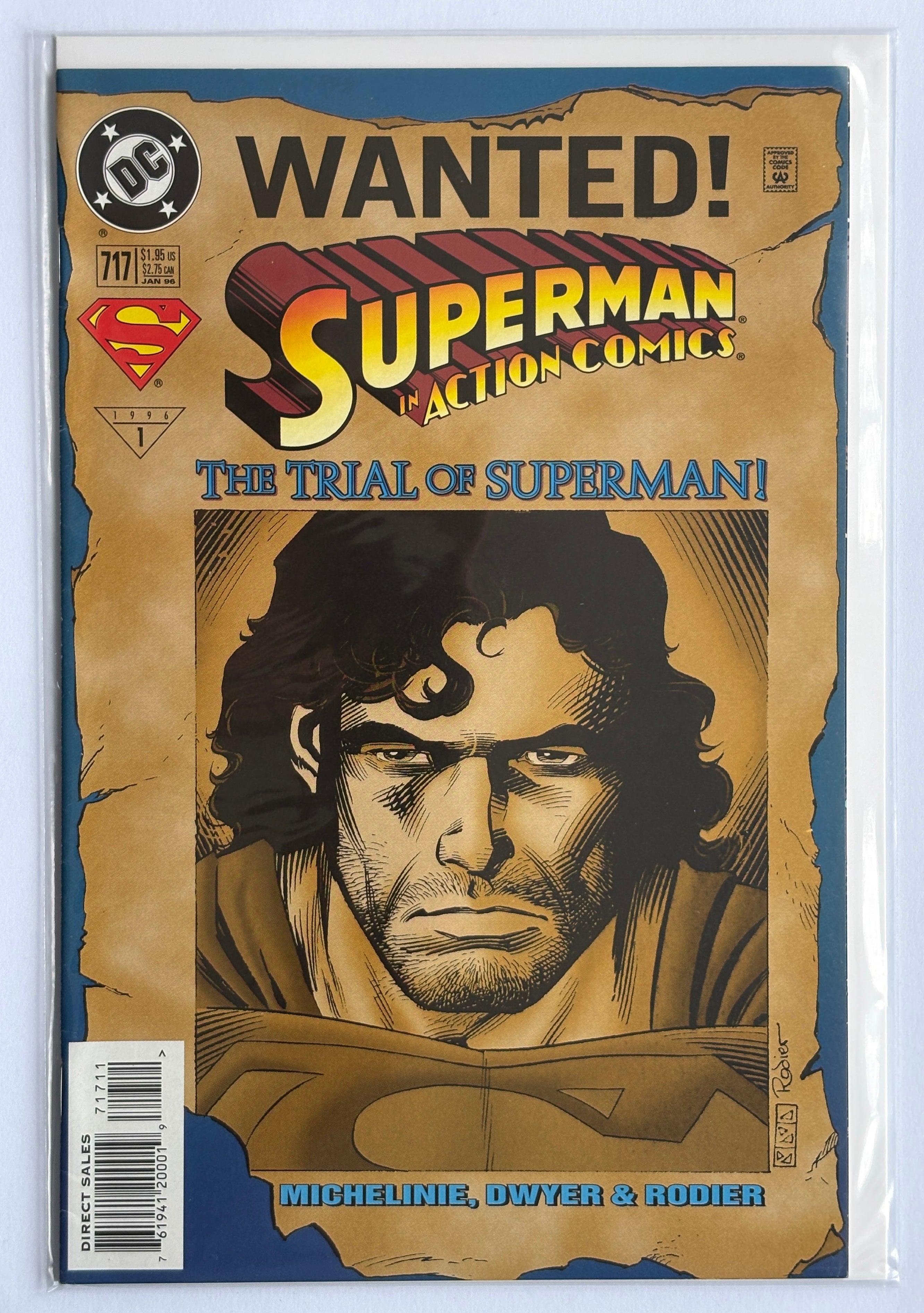 Action Comics #717 - Superman - DC Comics January 1996 F/VF 7.0