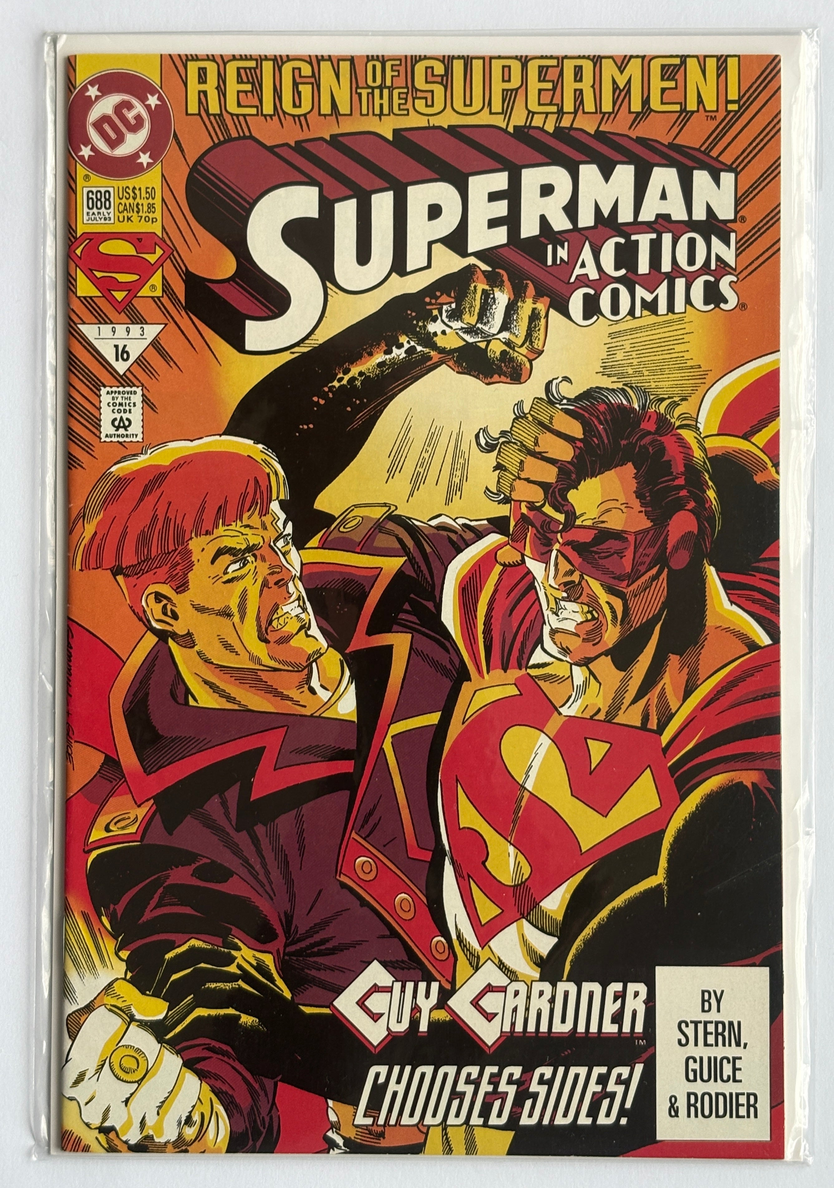 Action Comics #688 - Superman - DC Comics July 1993 VF- 7.5