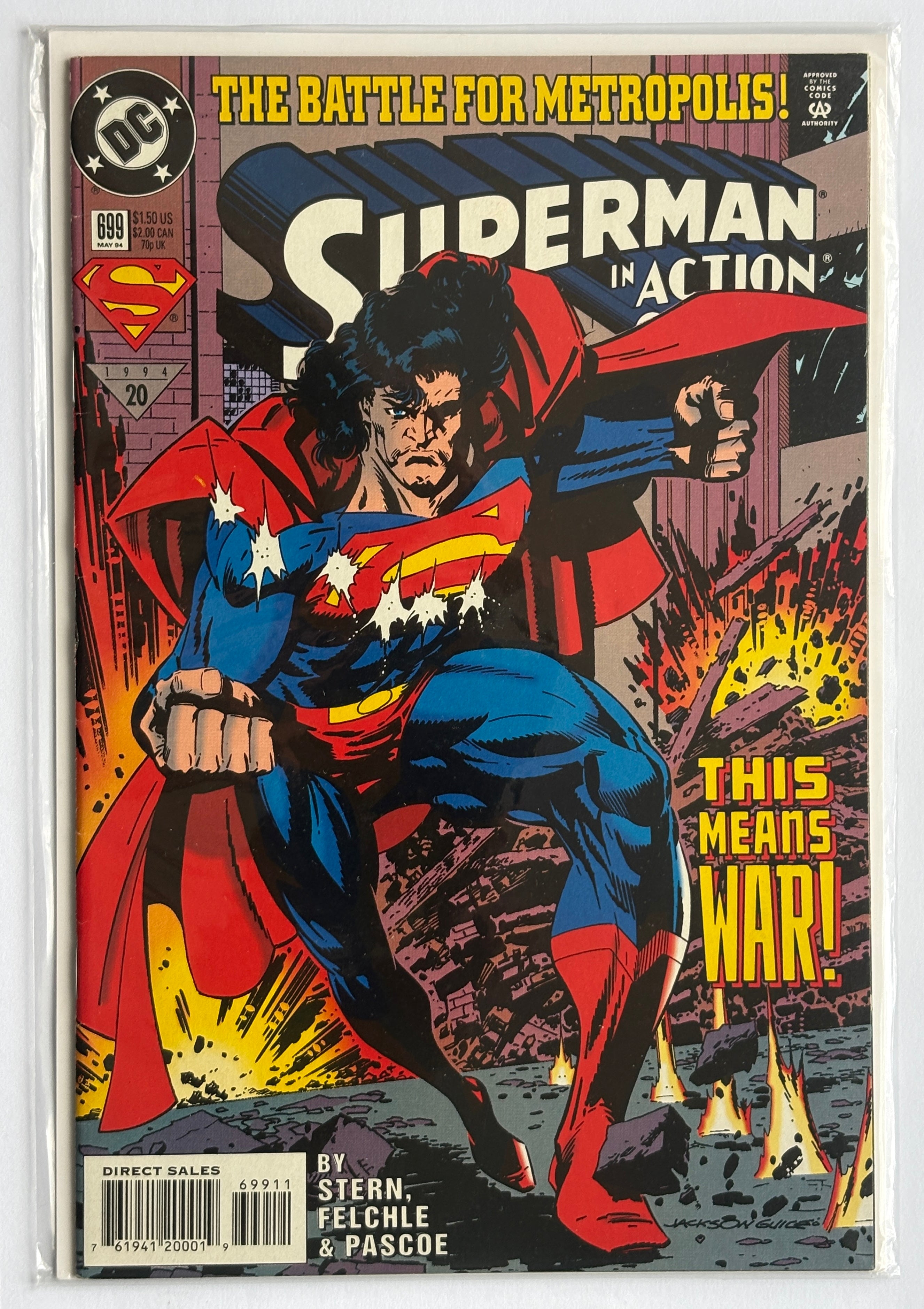 Action Comics #699 - Superman - DC Comics May 1994 VF- 7.5