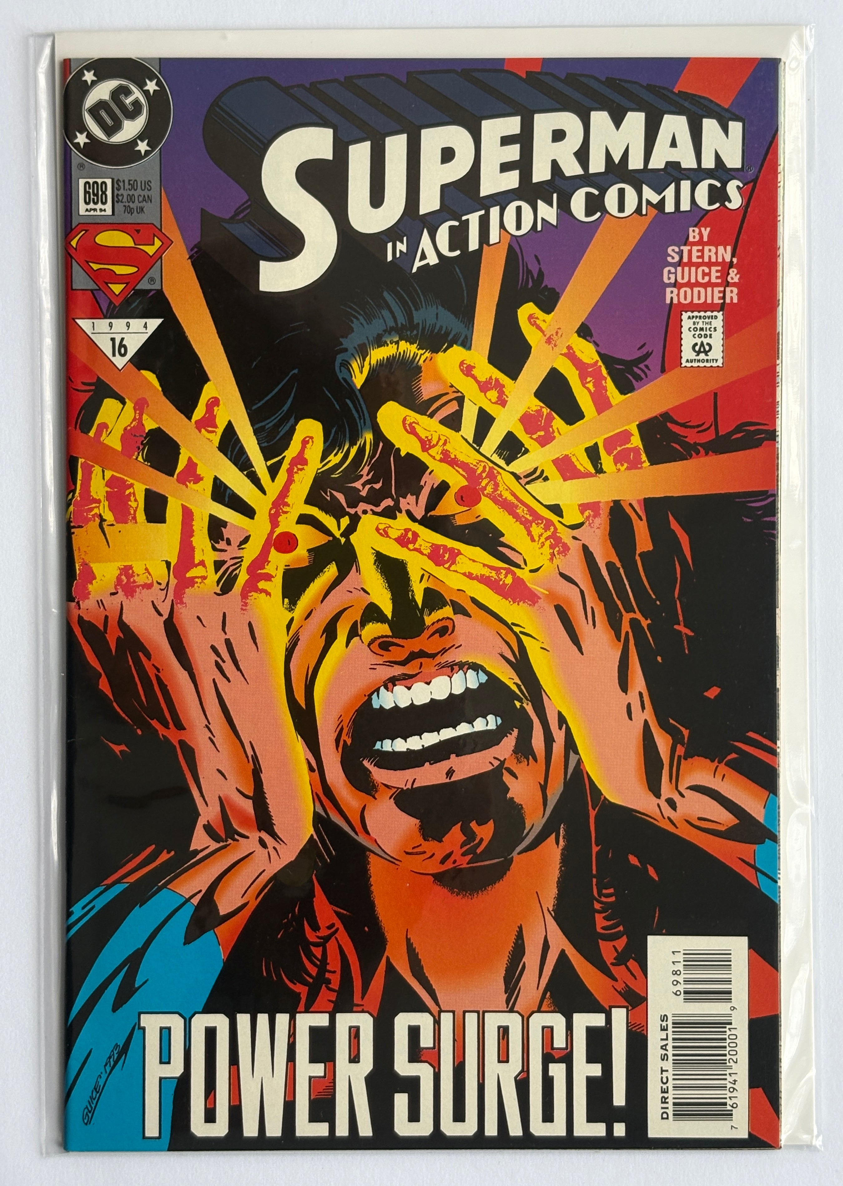 Action Comics #698 - Superman - DC Comics April 1994 VF- 7.5