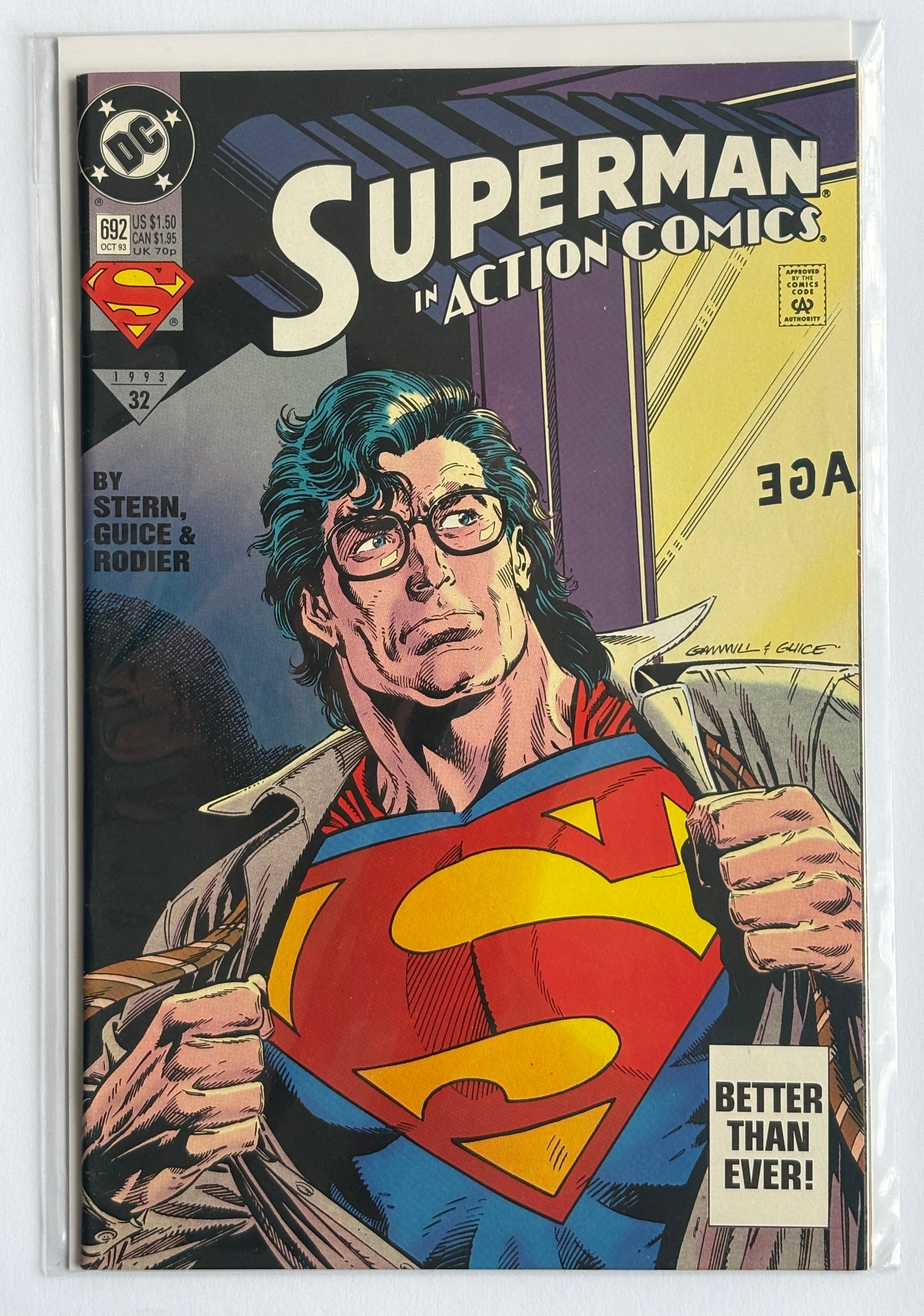 Action Comics #692 - Superman - DC Comics October 1993 VF- 7.5