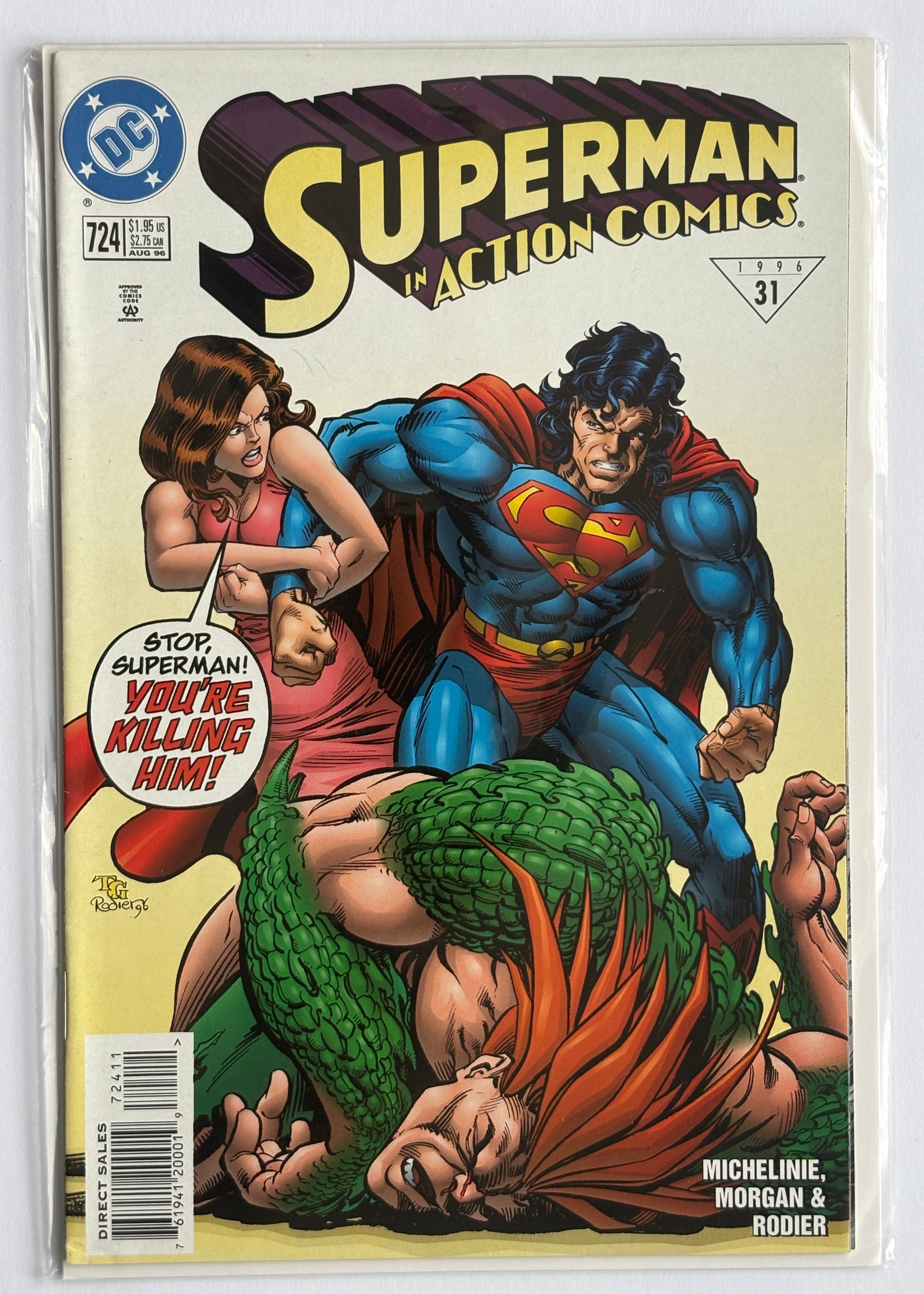 Action Comics #724 - Superman - DC Comics August 1996 VF 8.0