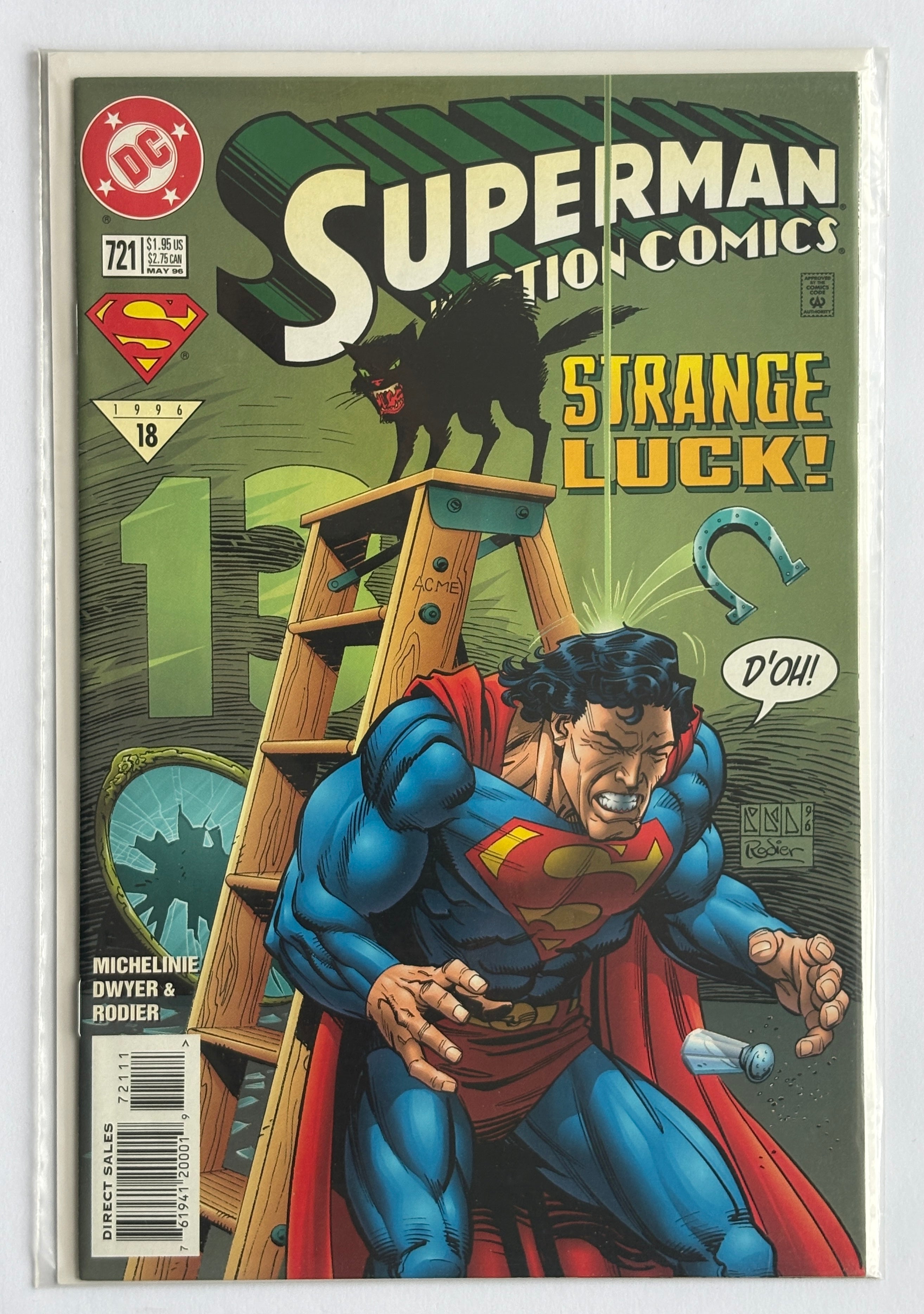 Action Comics #721 - Superman - DC Comics May 1996 VF- 7.5