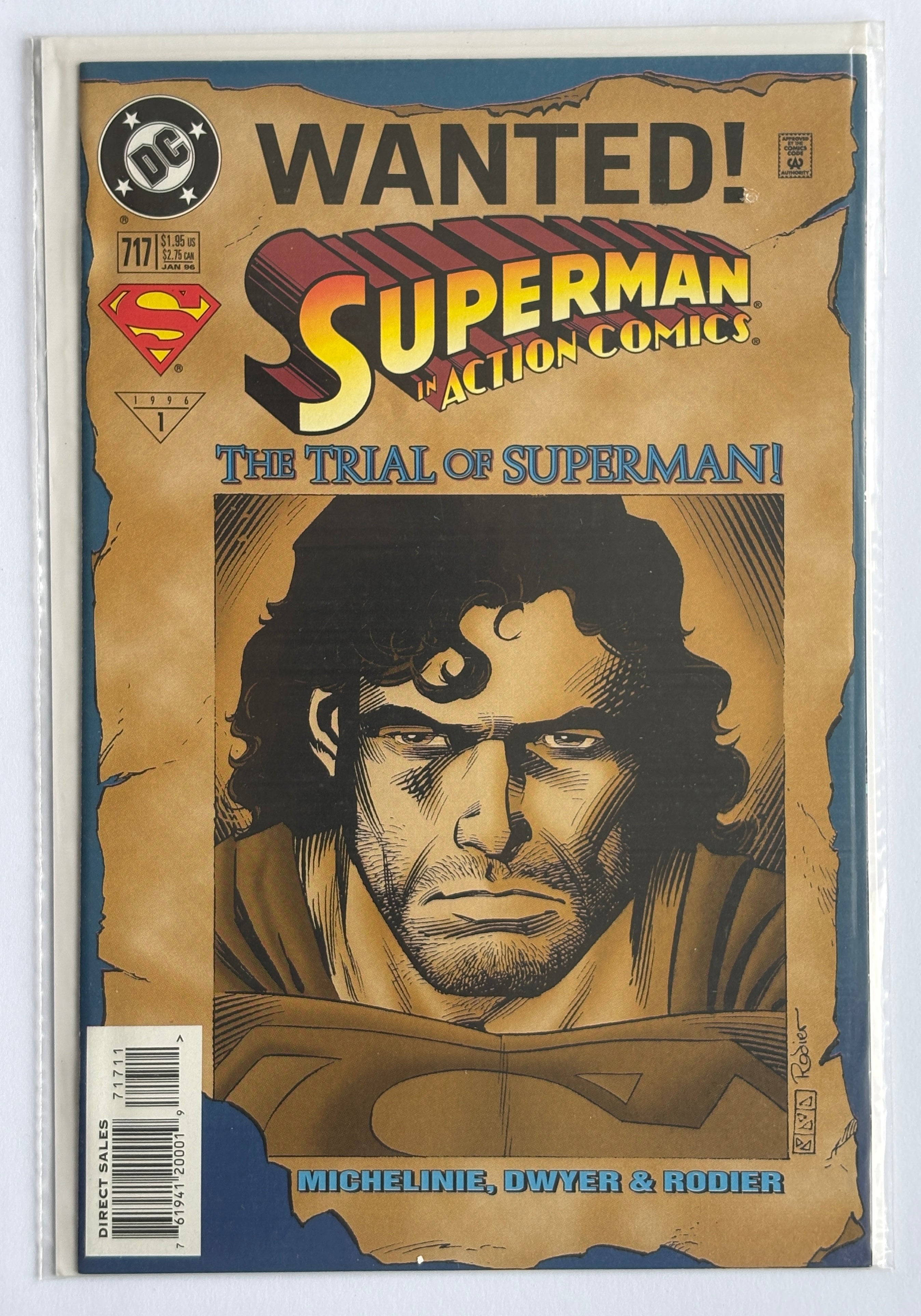 Action Comics #717 - Superman - DC Comics January 1996 VF 8.0