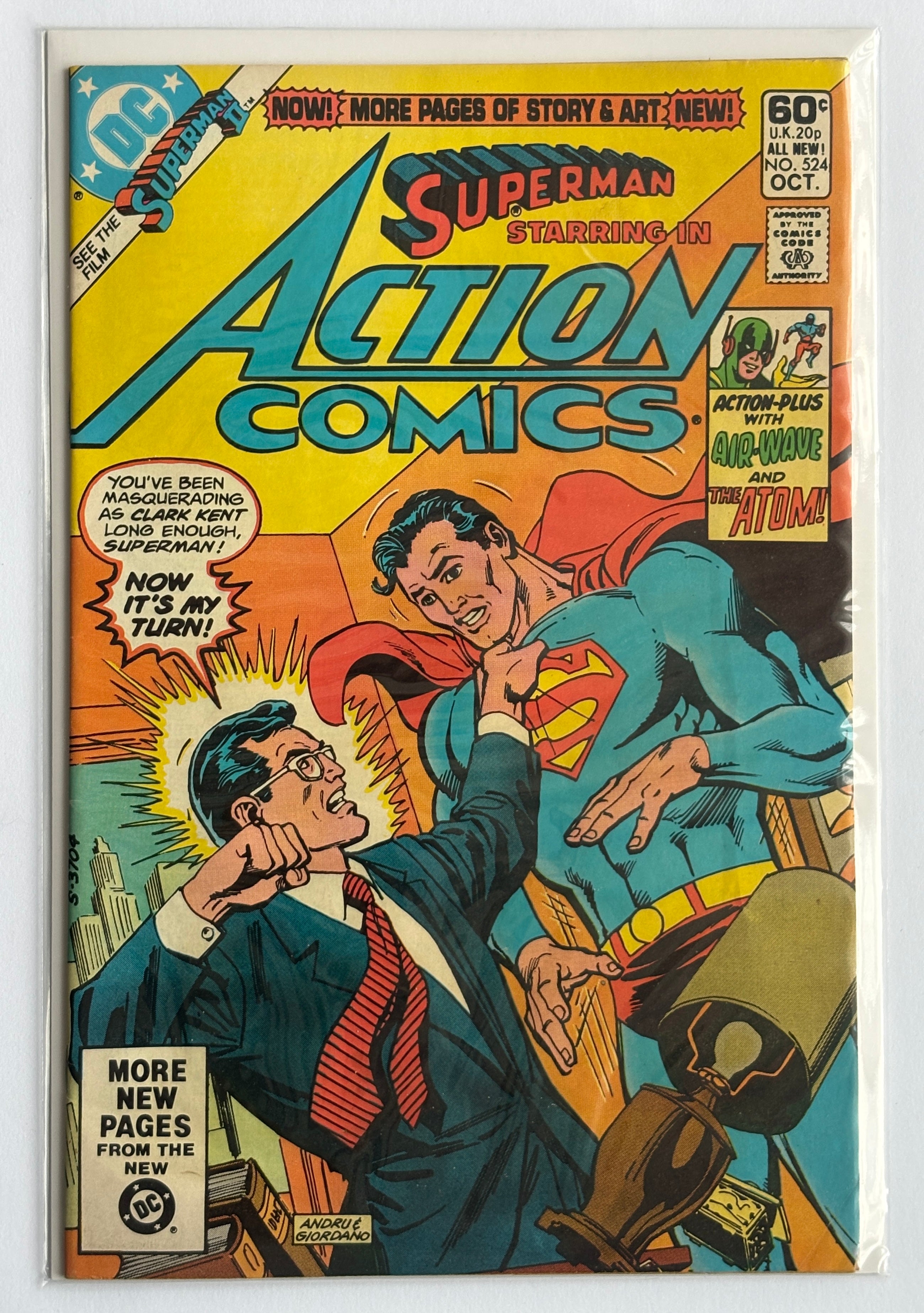 Action Comics #524 - Superman - DC Comics October 1981 VF- 7.5