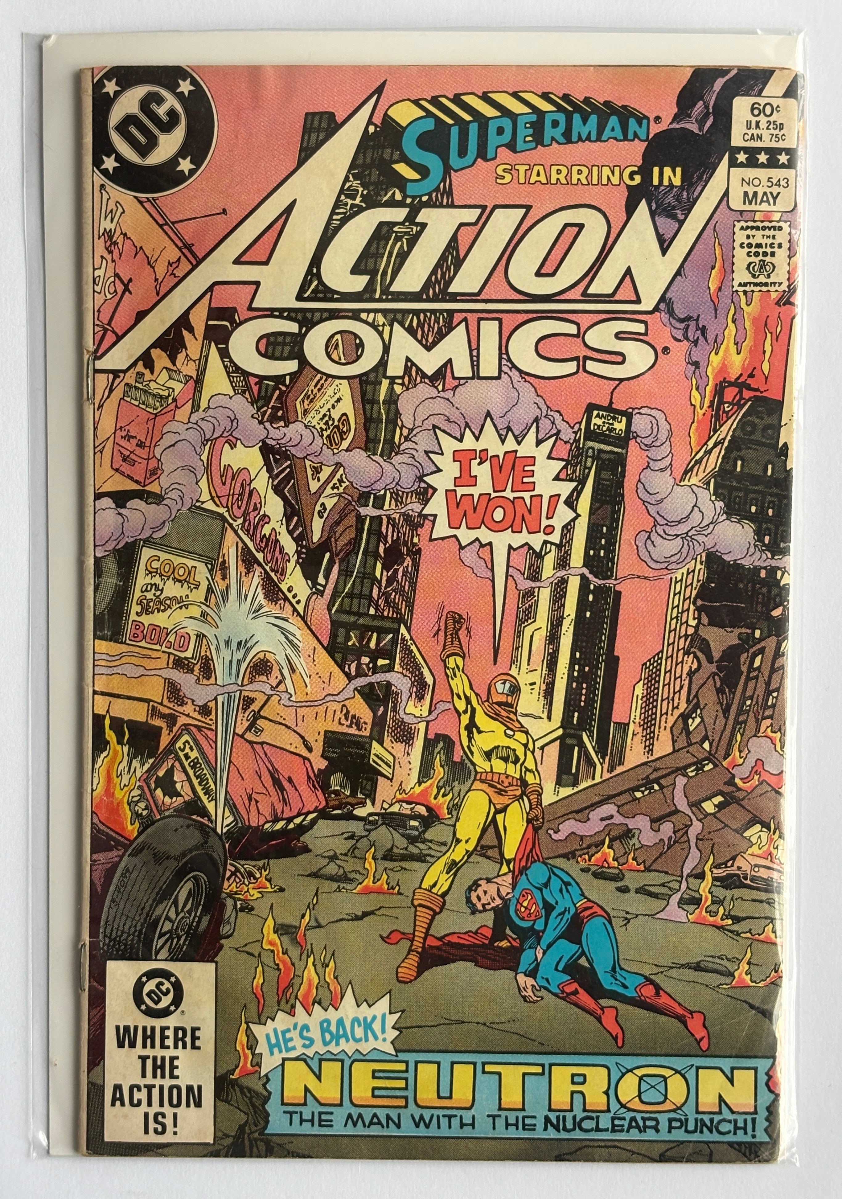 Action Comics #543 - Superman - DC Comics May 1983 FN 6.0